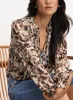 Abstract Painted Print Blouse sold by Melanie Lyne
