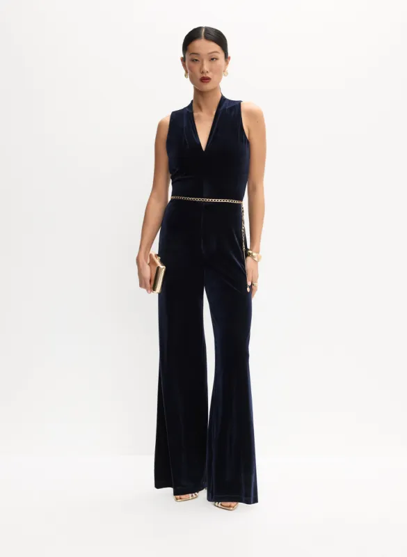 Long Velvet Jumpsuit sold by Melanie Lyne