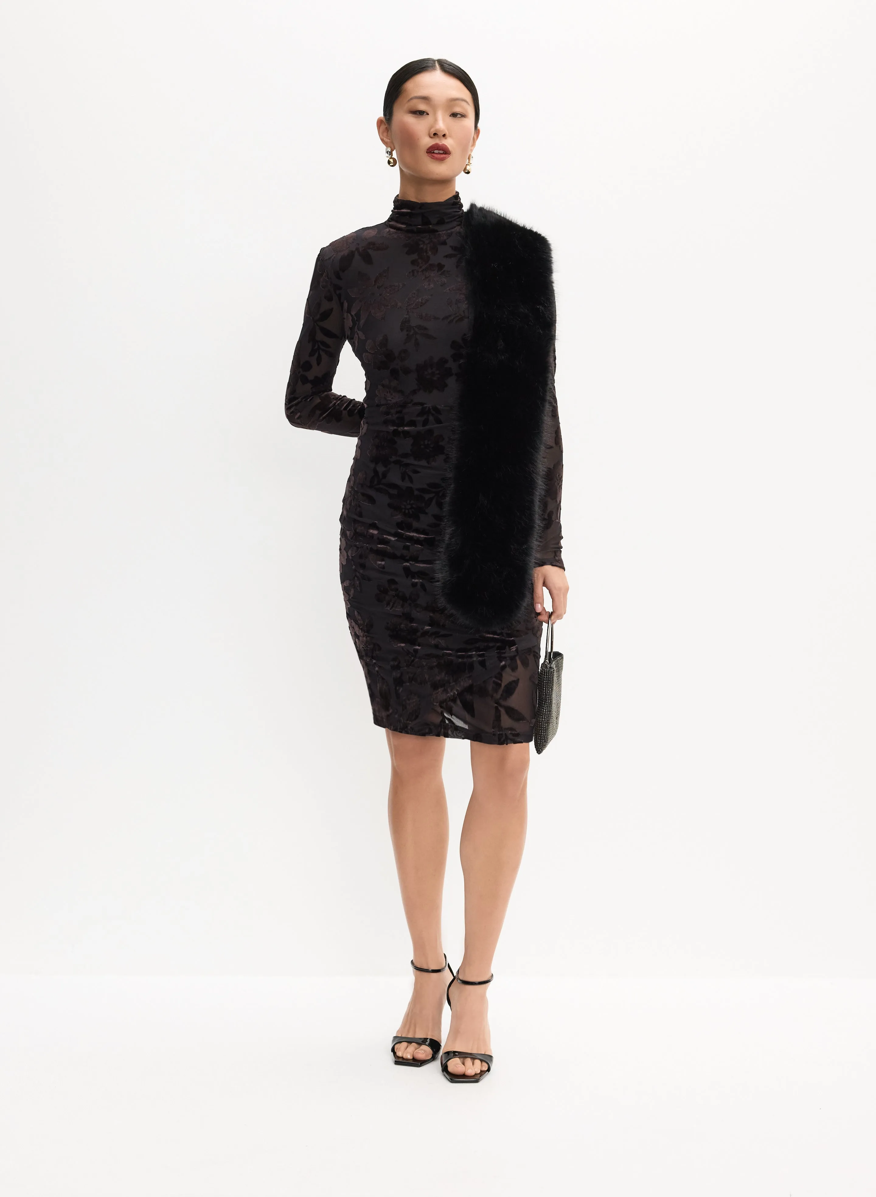 Floral Velvet Burnout Dress sold by Melanie Lyne