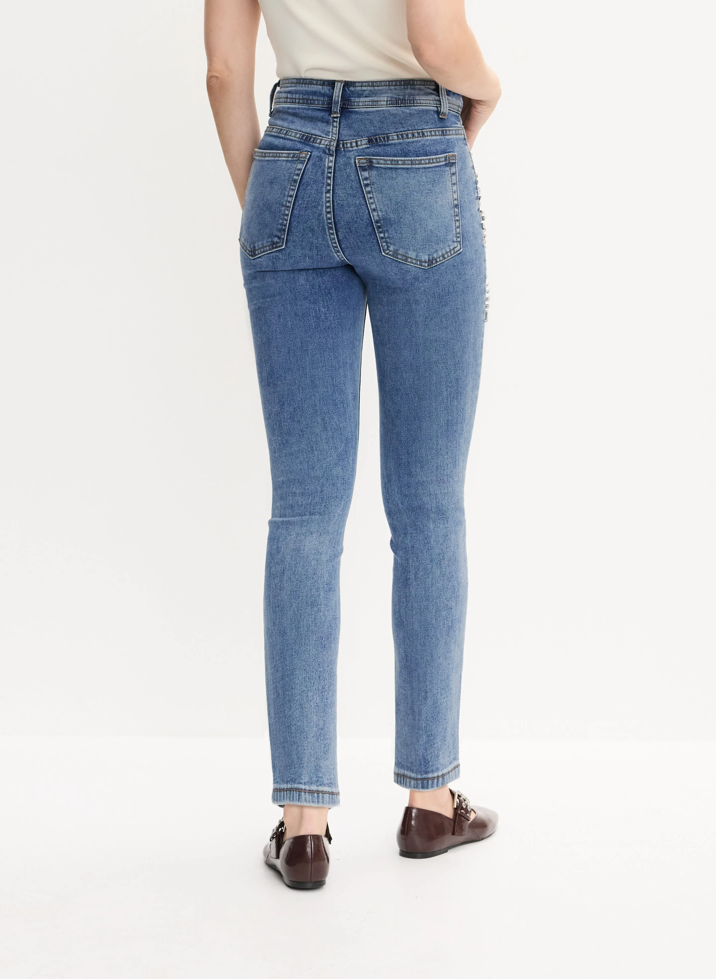 Rhinestone Detail Jeans sold by Melanie Lyne product image thumbnail 2