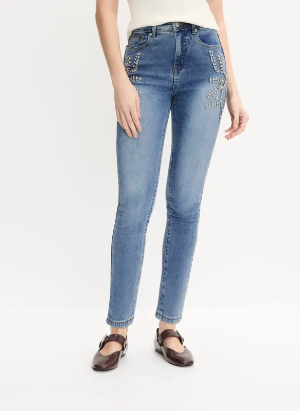 Rhinestone Detail Jeans sold by Melanie Lyne