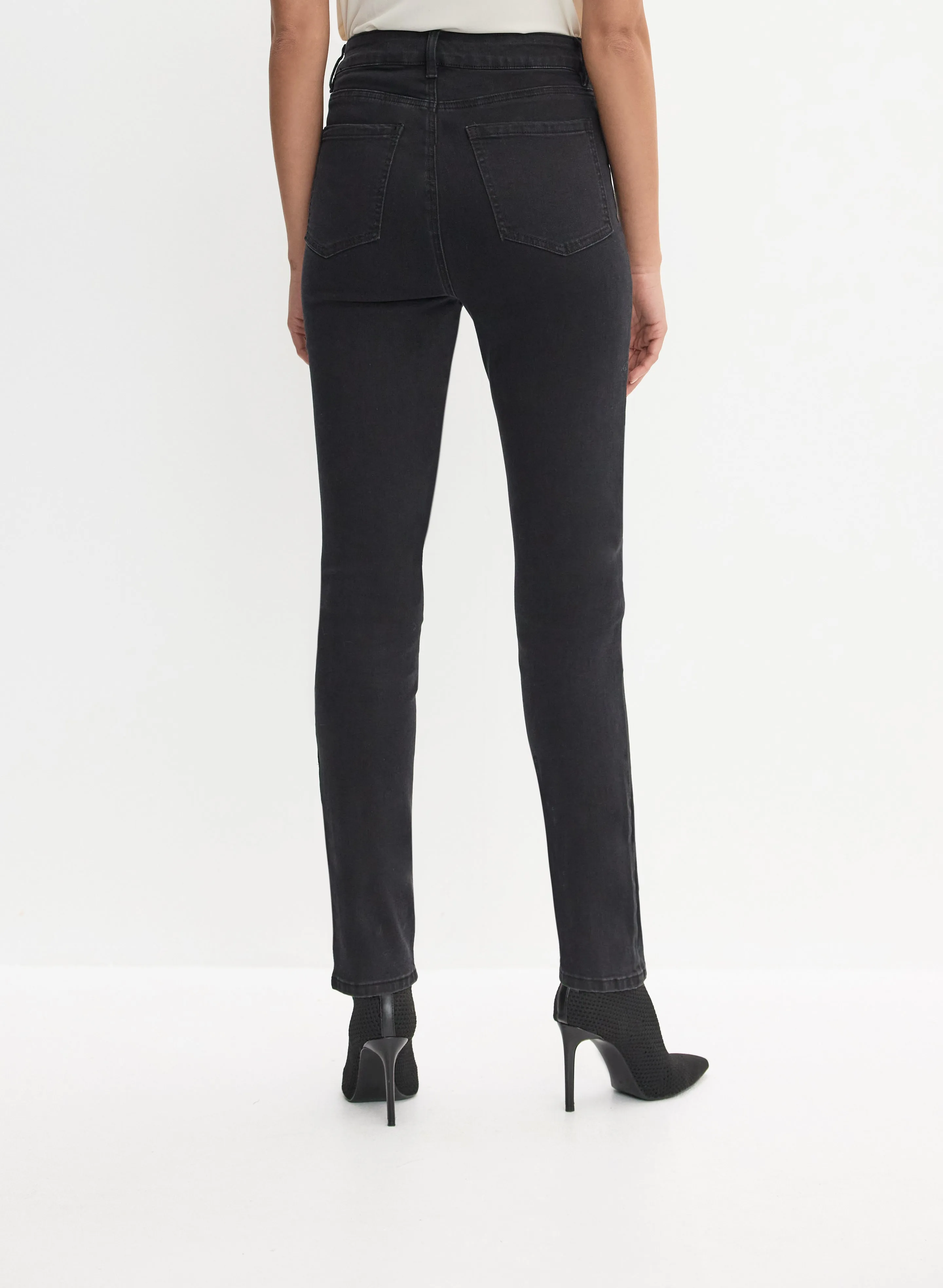 Stud Embellished Slim-Leg Jeans sold by Melanie Lyne product image thumbnail 2