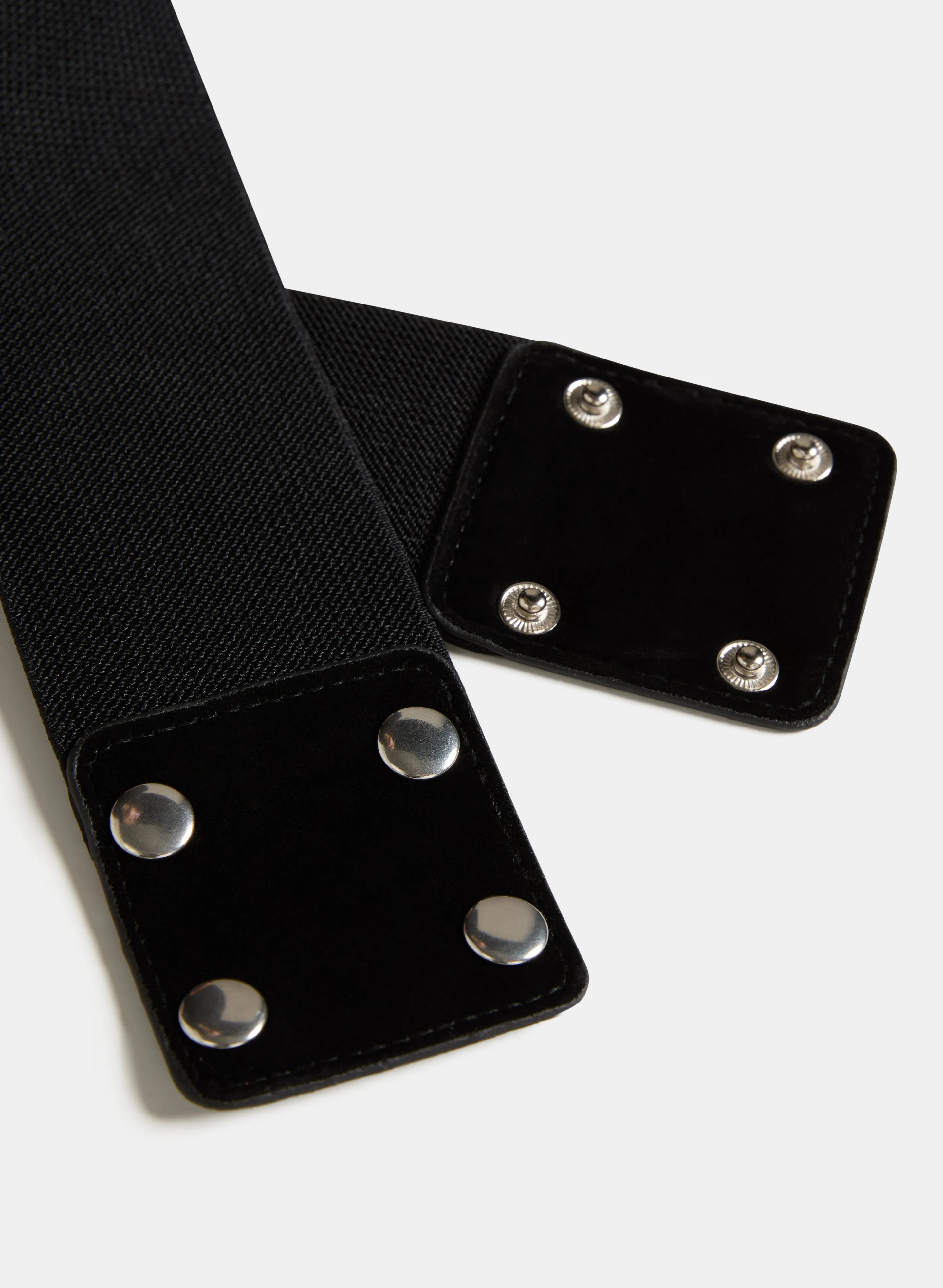 Rhinestone Embellished Gem Detail Elastic Belt sold by Melanie Lyne product image thumbnail 2