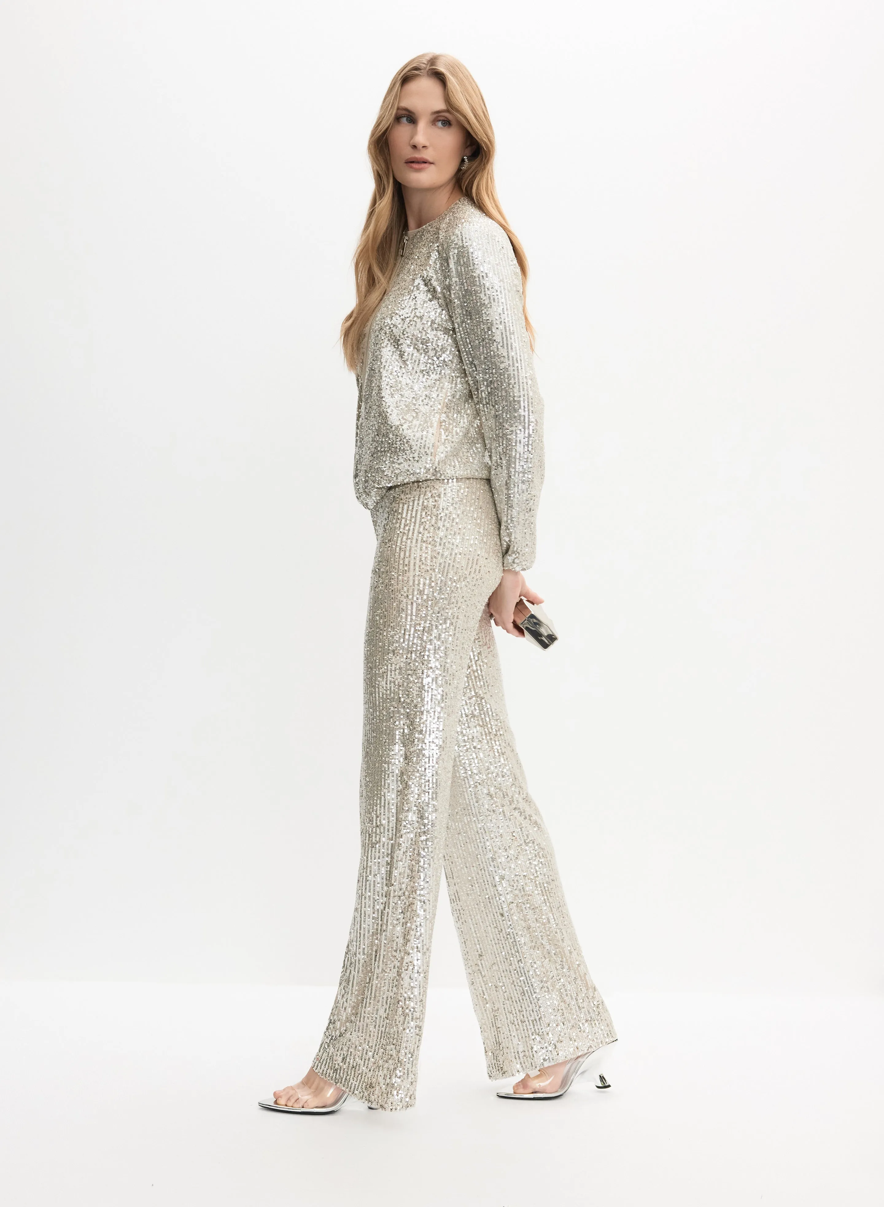Sequined Wide-Leg Pants sold by Melanie Lyne product image thumbnail 5