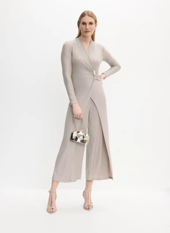 Joseph Ribkoff - Wrap-Front Embellished Jumpsuit sold by Melanie Lyne