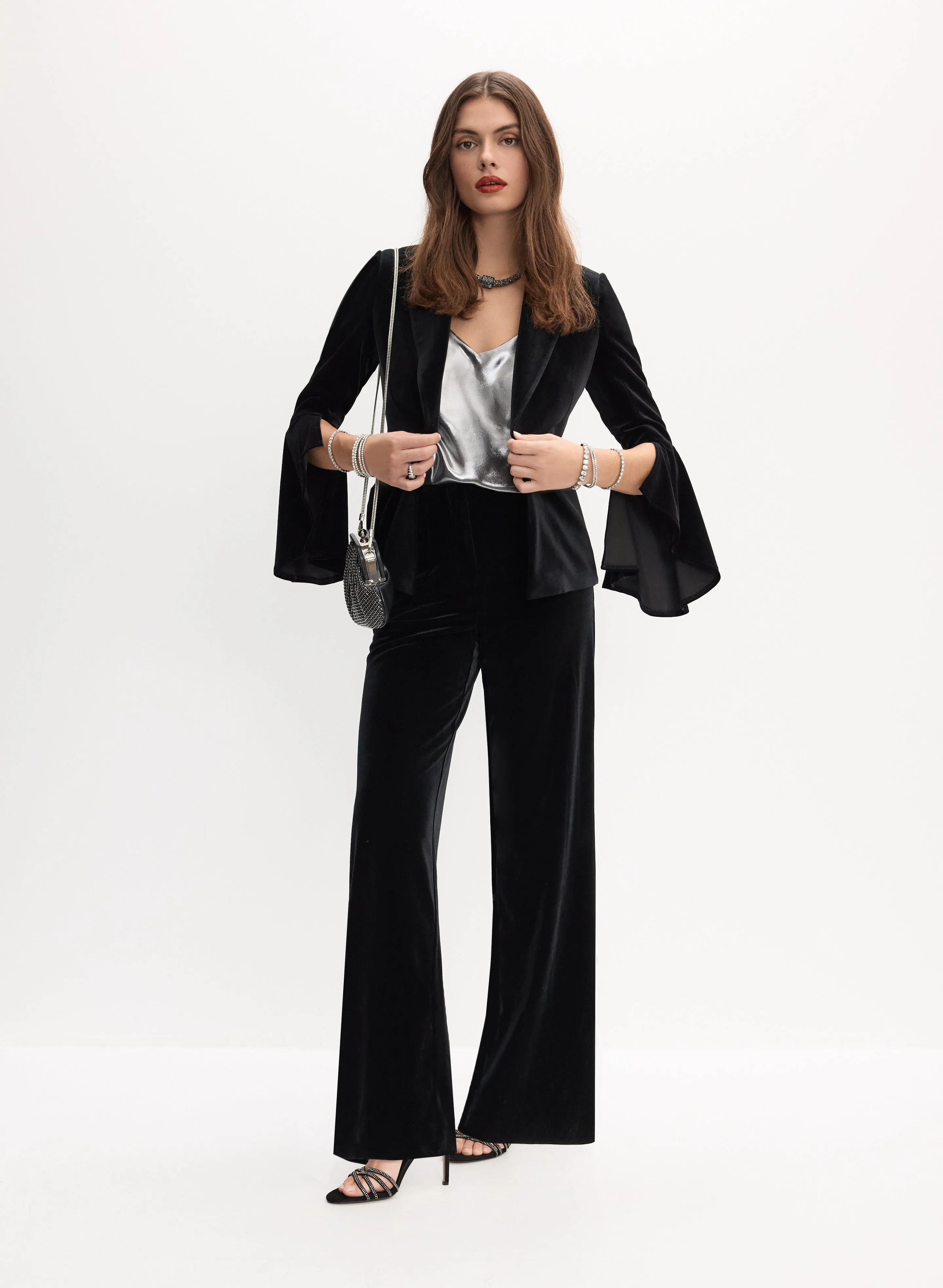 Sleeveless Lamé Blouse sold by Melanie Lyne product image thumbnail 2