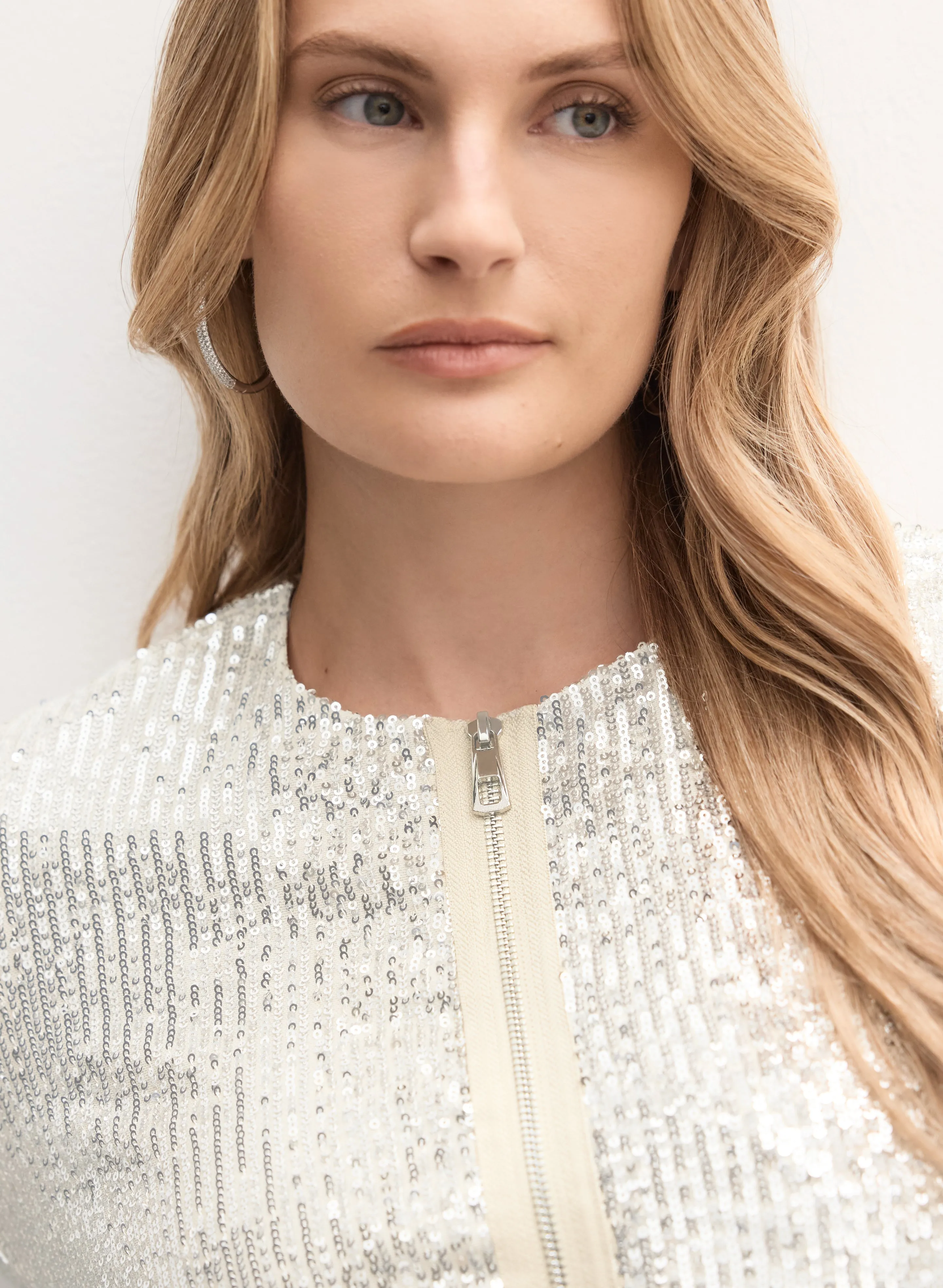 Sequin Zip Jacket sold by Melanie Lyne product image thumbnail 2