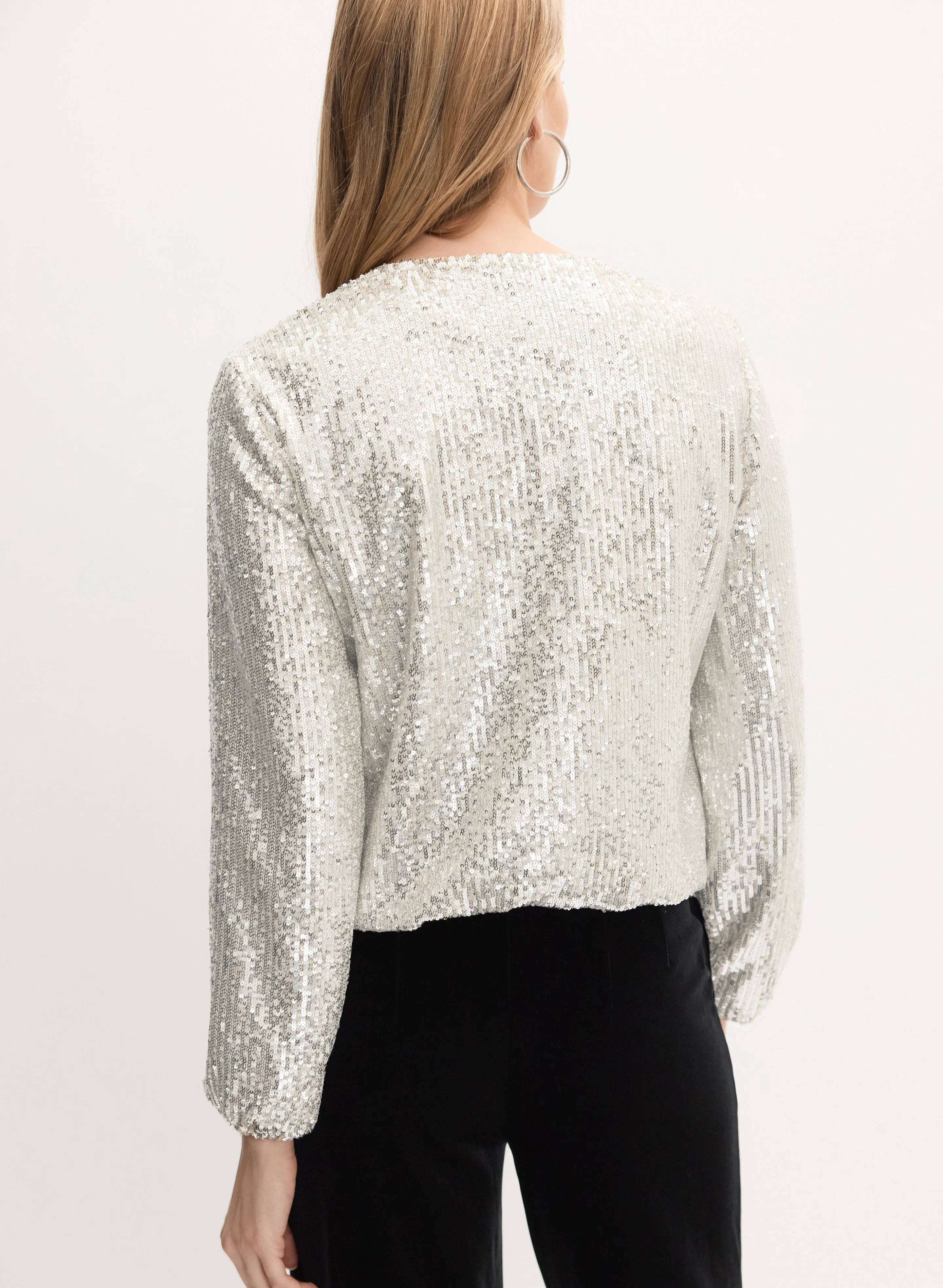 Sequin Zip Jacket sold by Melanie Lyne product image thumbnail 4
