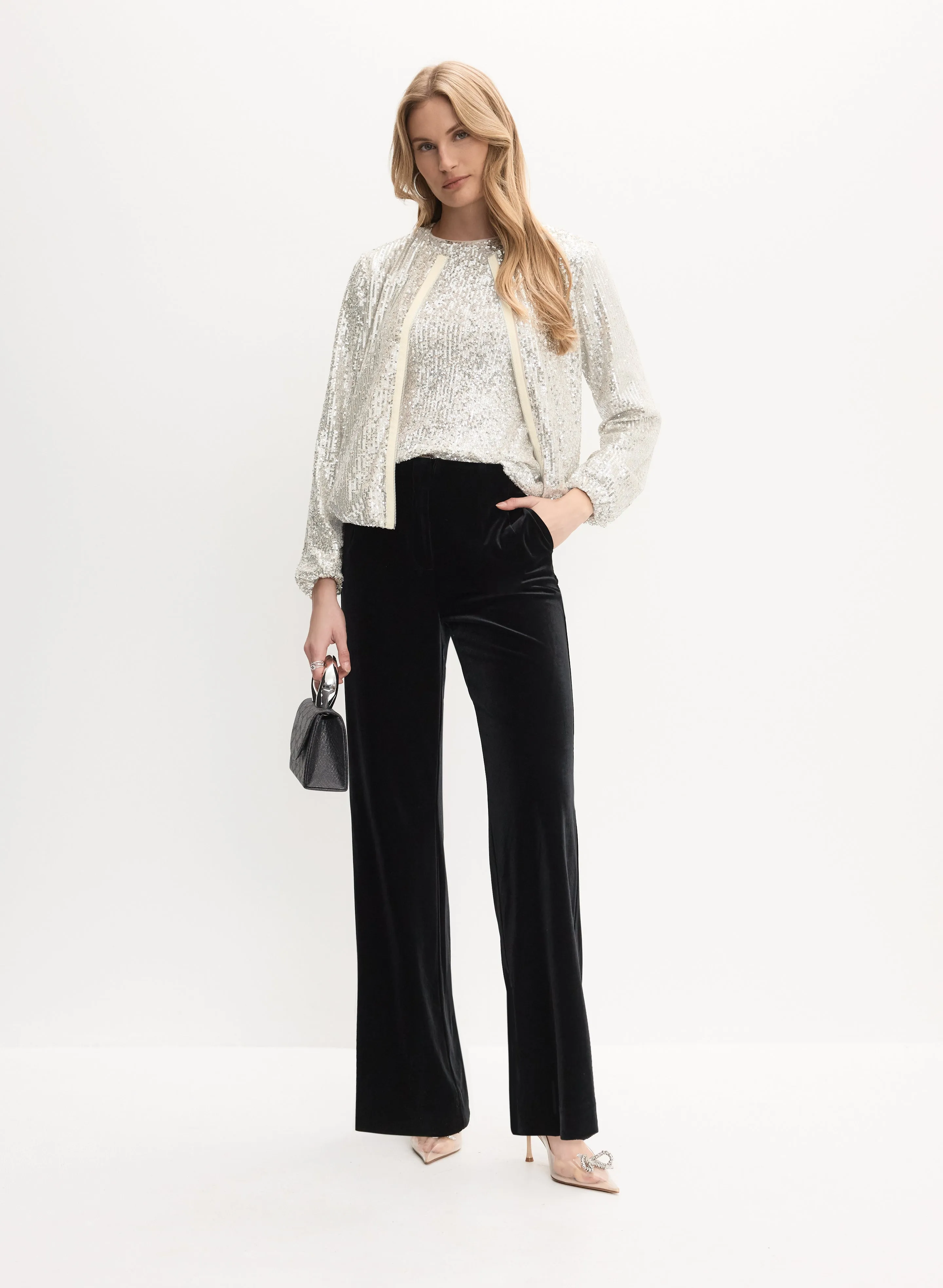 Sequin Zip Jacket sold by Melanie Lyne product image thumbnail 3