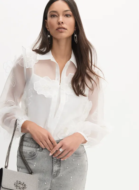 Floral Appliqué Blouse sold by Melanie Lyne