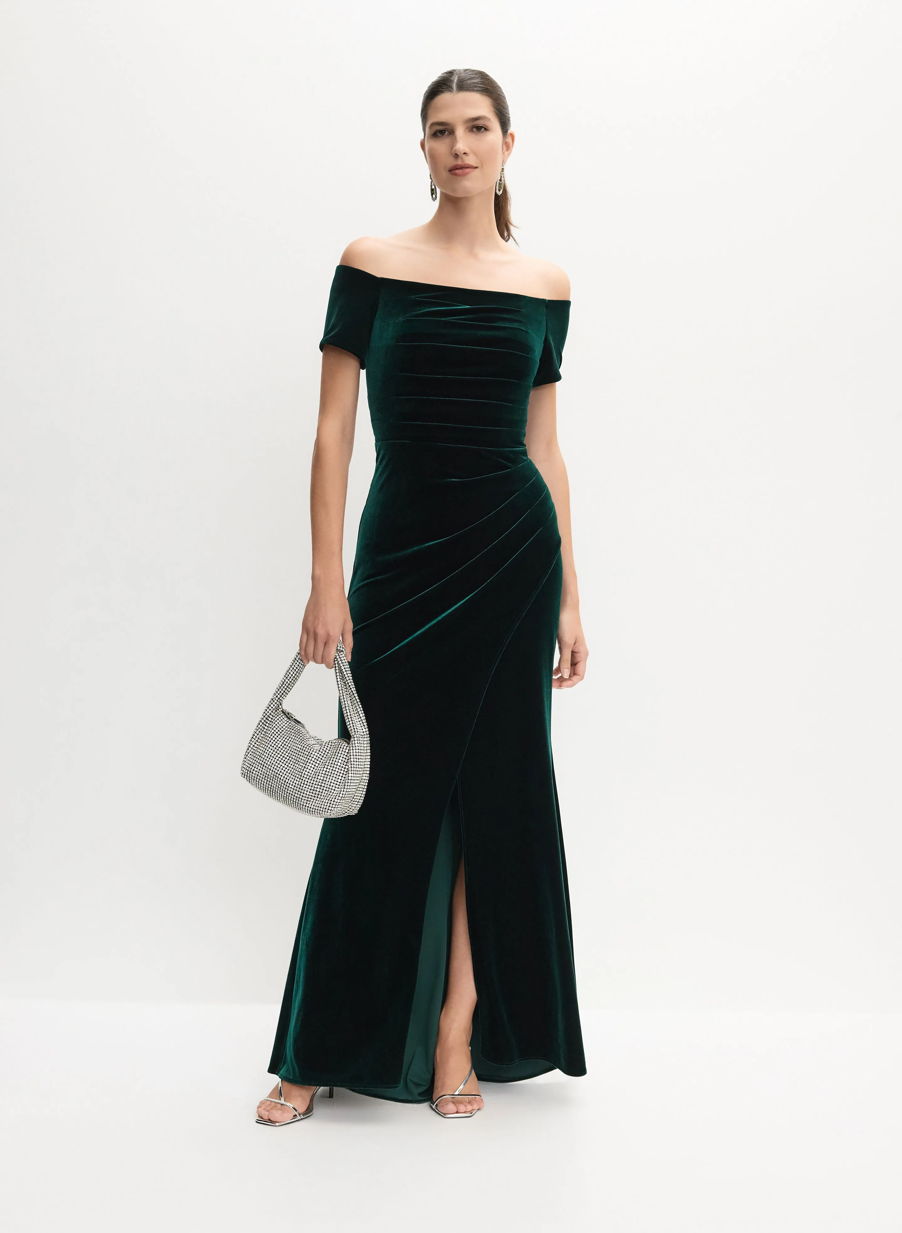 Velvet Bardot Dress sold by Melanie Lyne