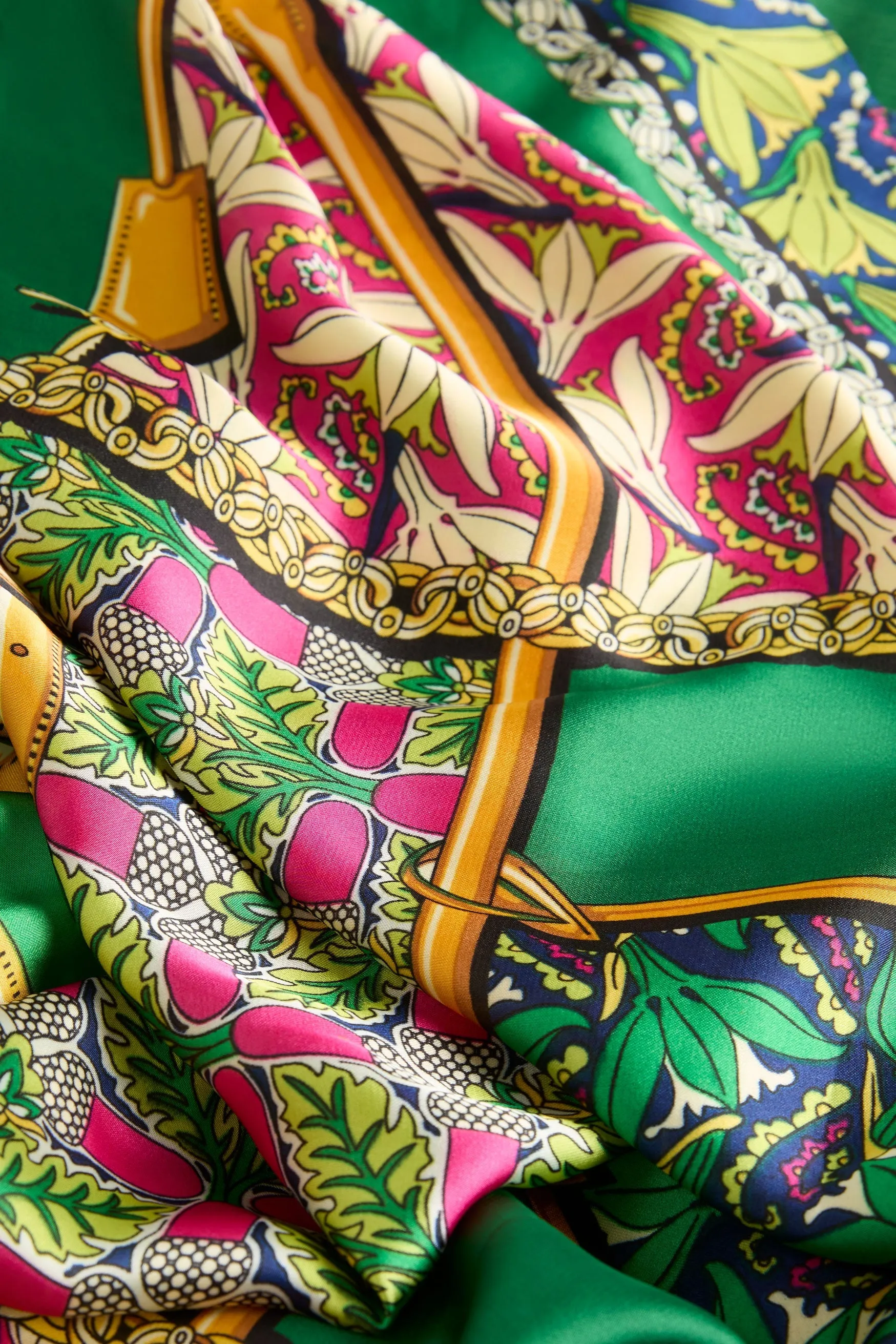 Lightweight Satin Printed Scarf sold by Melanie Lyne product image thumbnail 2