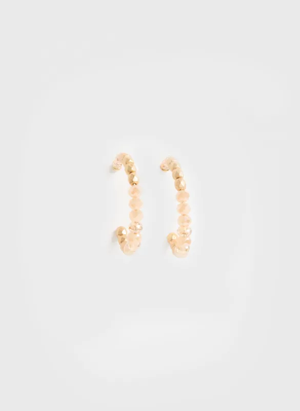 Bead Hoop Earrings sold by Melanie Lyne