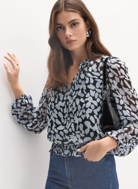 Printed Chiffon Blouse sold by Melanie Lyne