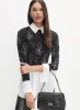 Stone Embellished Illusion Top sold by Melanie Lyne