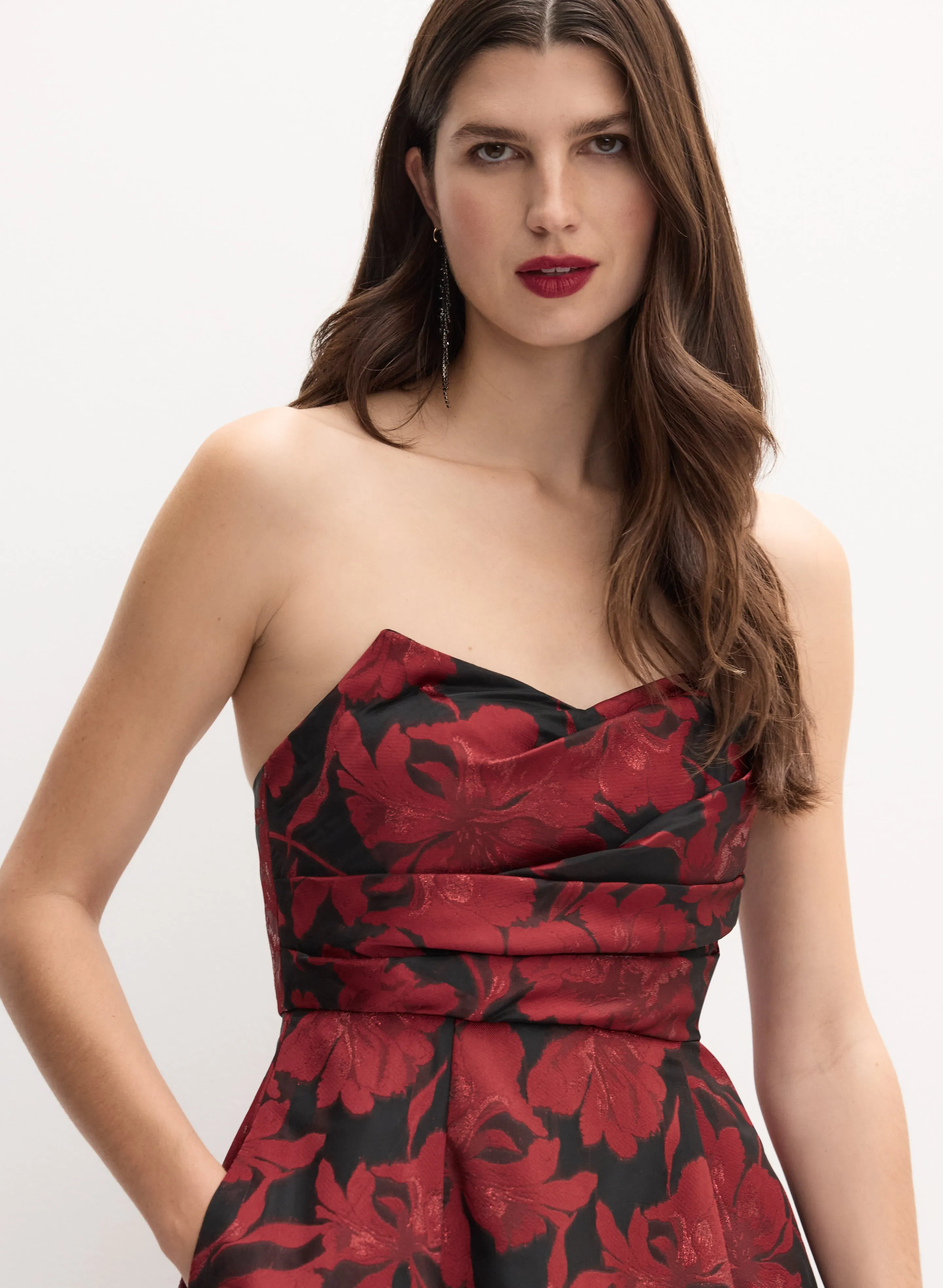 Floral Strapless Dress sold by Melanie Lyne product image thumbnail 2