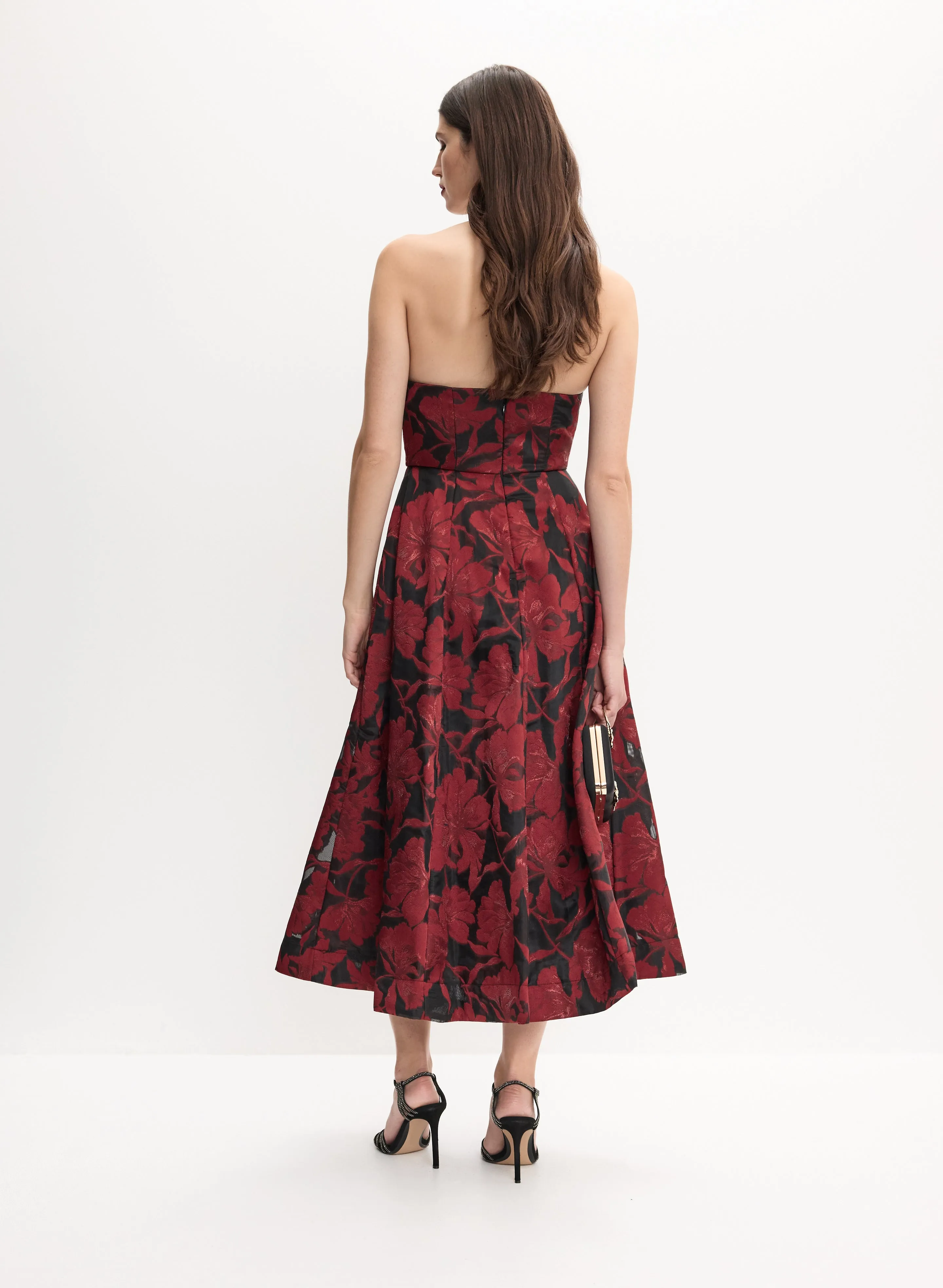 Floral Strapless Dress sold by Melanie Lyne product image thumbnail 4