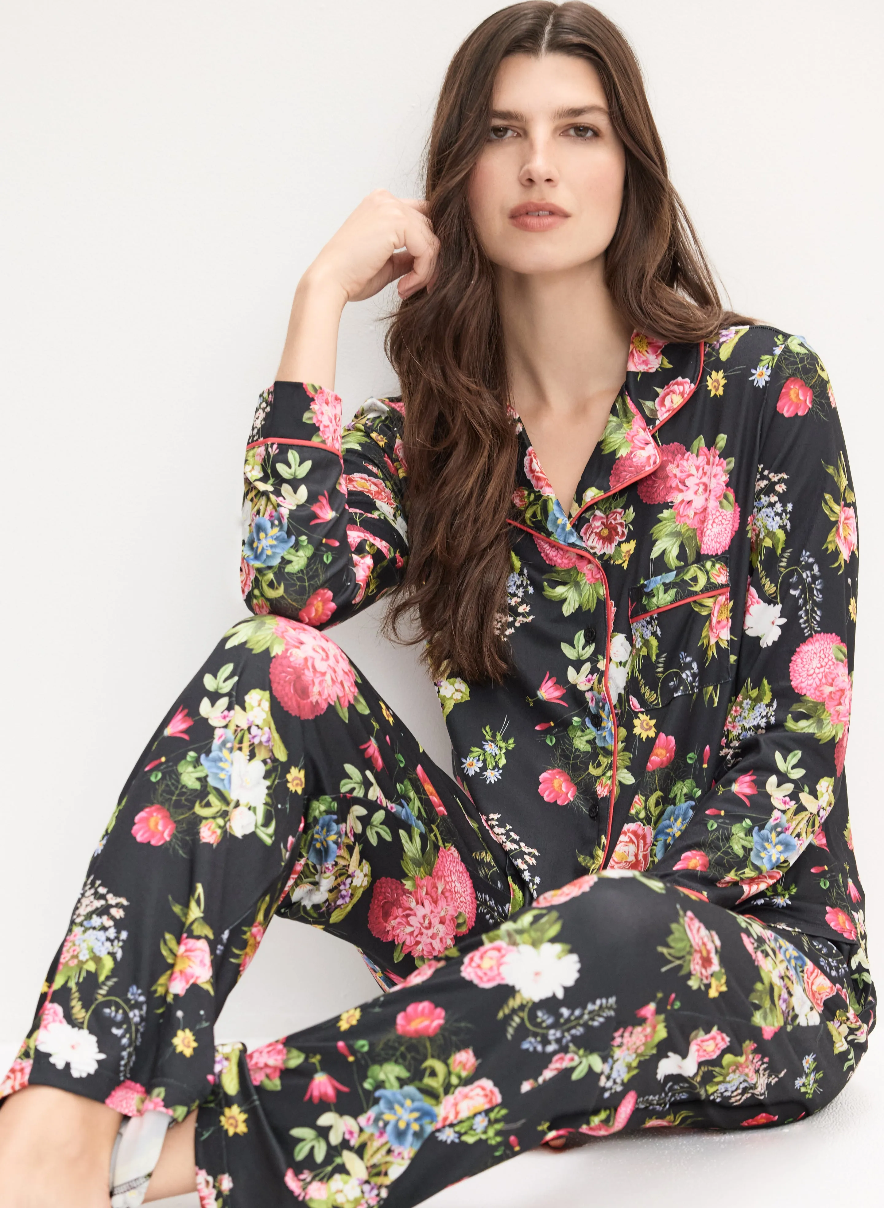 Floral Print Pyjama Set sold by Melanie Lyne product image thumbnail 5