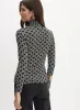 Geometric Turtleneck Top sold by Melanie Lyne