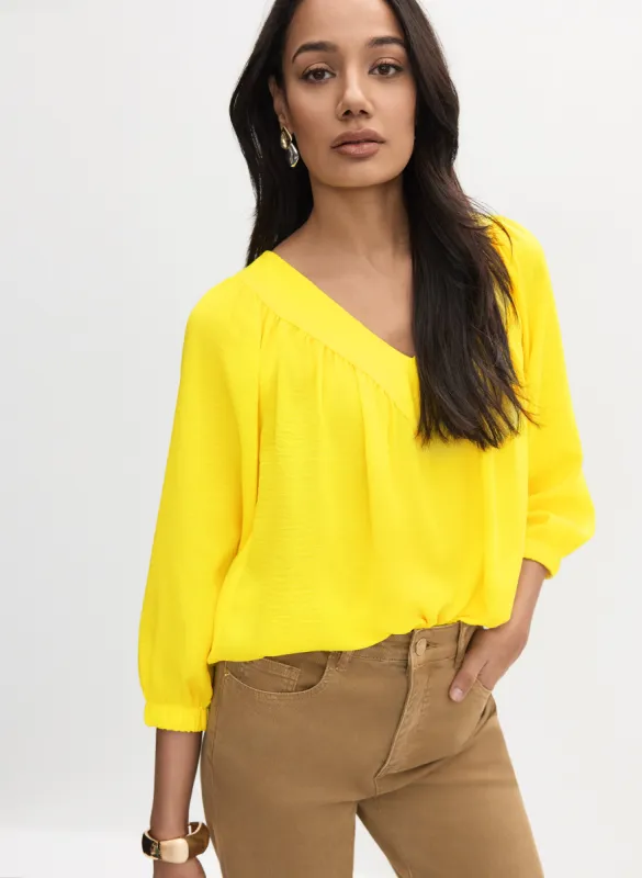 Joseph Ribkoff - Textured 3/4 Sleeve Blouse sold by Melanie Lyne