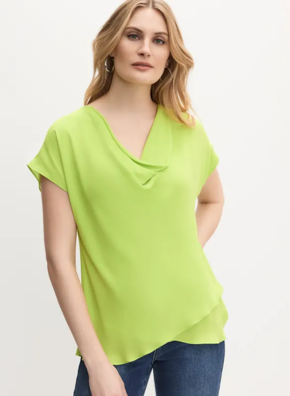Joseph Ribkoff - Tulip Hem Blouse made by Melanie Lyne