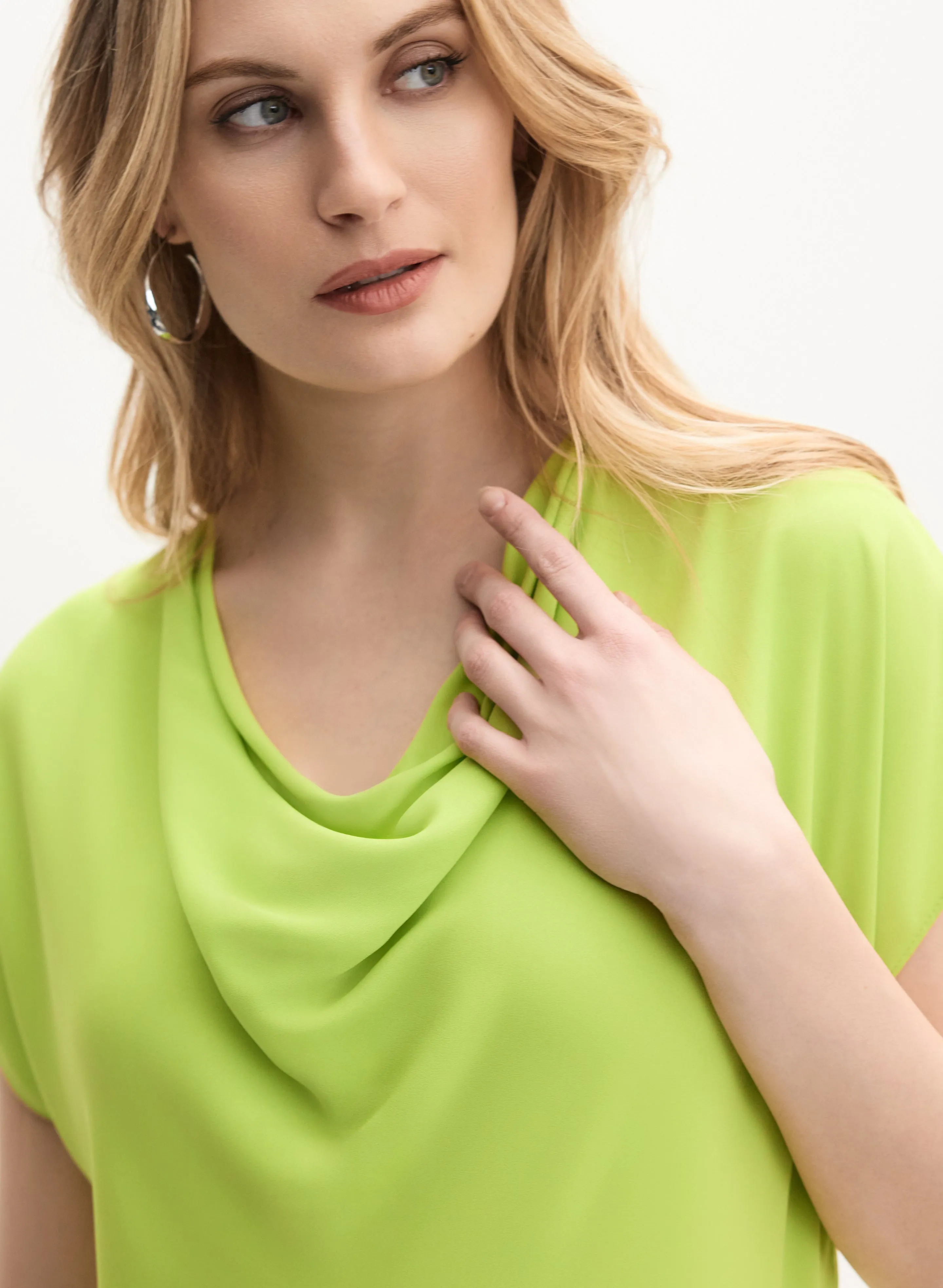 Joseph Ribkoff - Tulip Hem Blouse sold by Melanie Lyne product image thumbnail 5