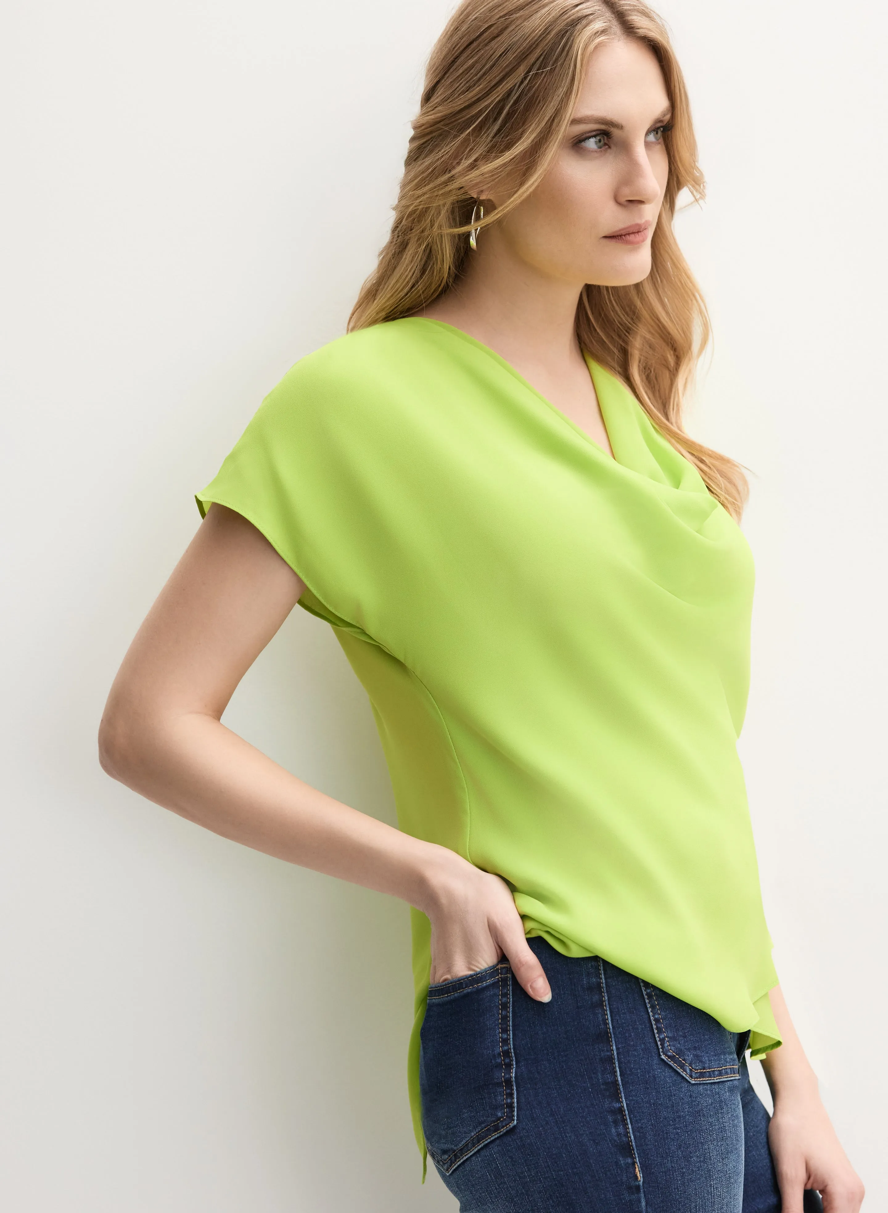 Joseph Ribkoff - Tulip Hem Blouse sold by Melanie Lyne product image thumbnail 2