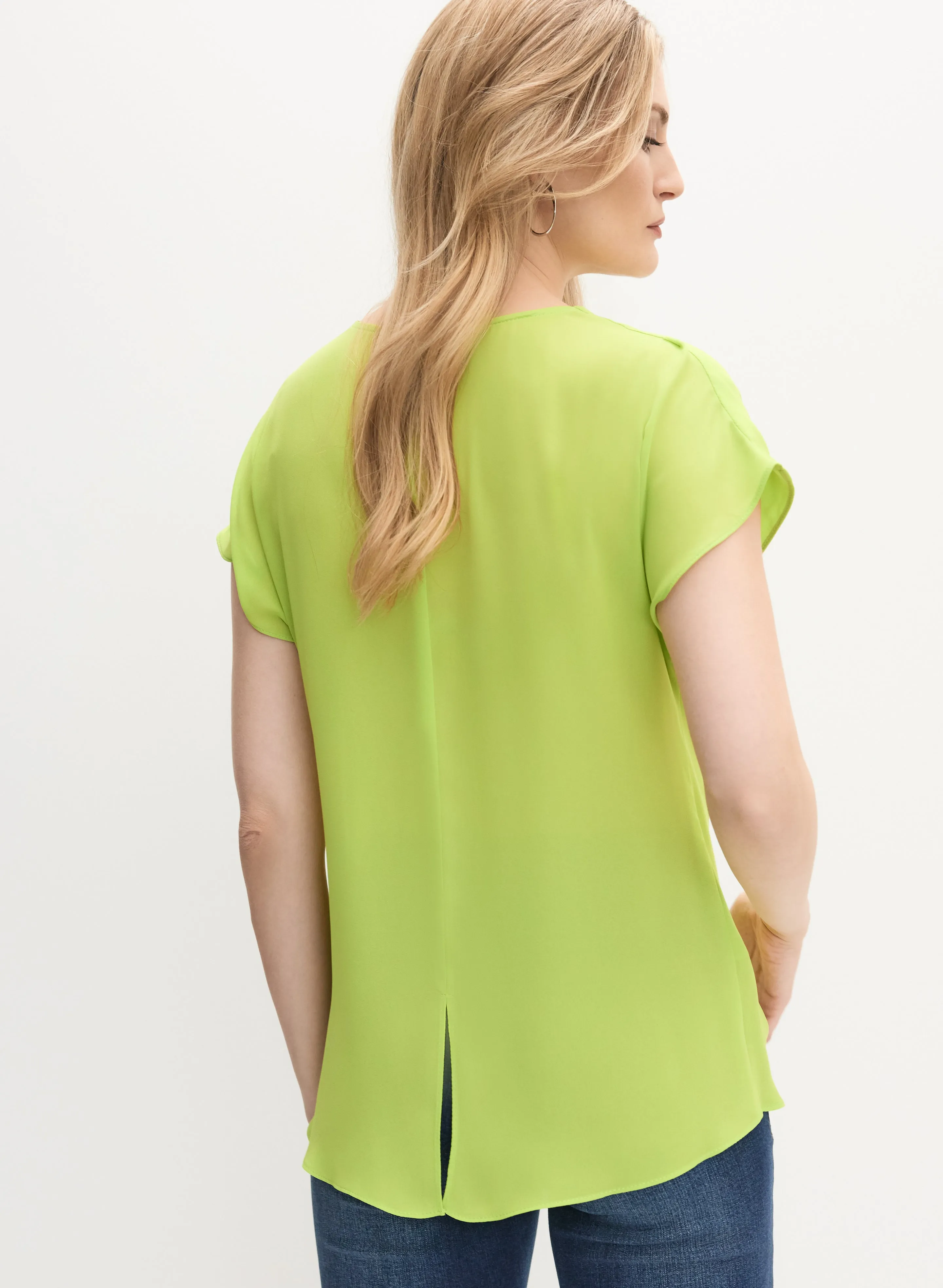 Joseph Ribkoff - Tulip Hem Blouse sold by Melanie Lyne product image thumbnail 3