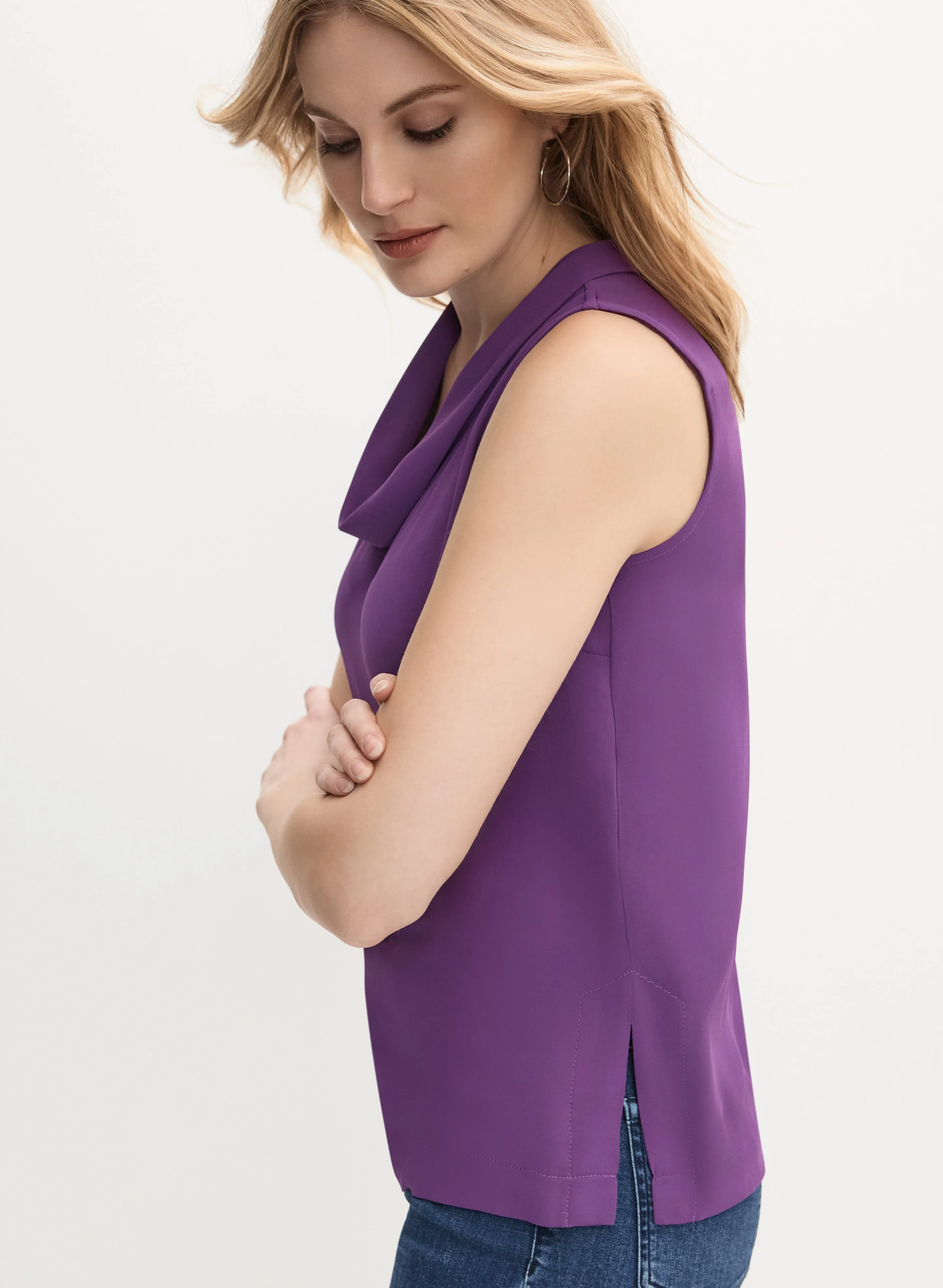 Joseph Ribkoff - Cowl Neck Blouse sold by Melanie Lyne product image thumbnail 2