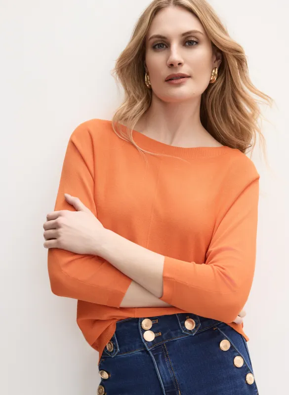 Joseph Ribkoff - Boat Neck Sweater sold by Melanie Lyne