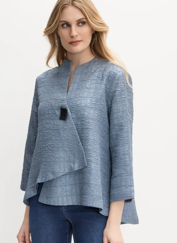 Joseph Ribkoff - Textured Woven Blazer sold by Melanie Lyne