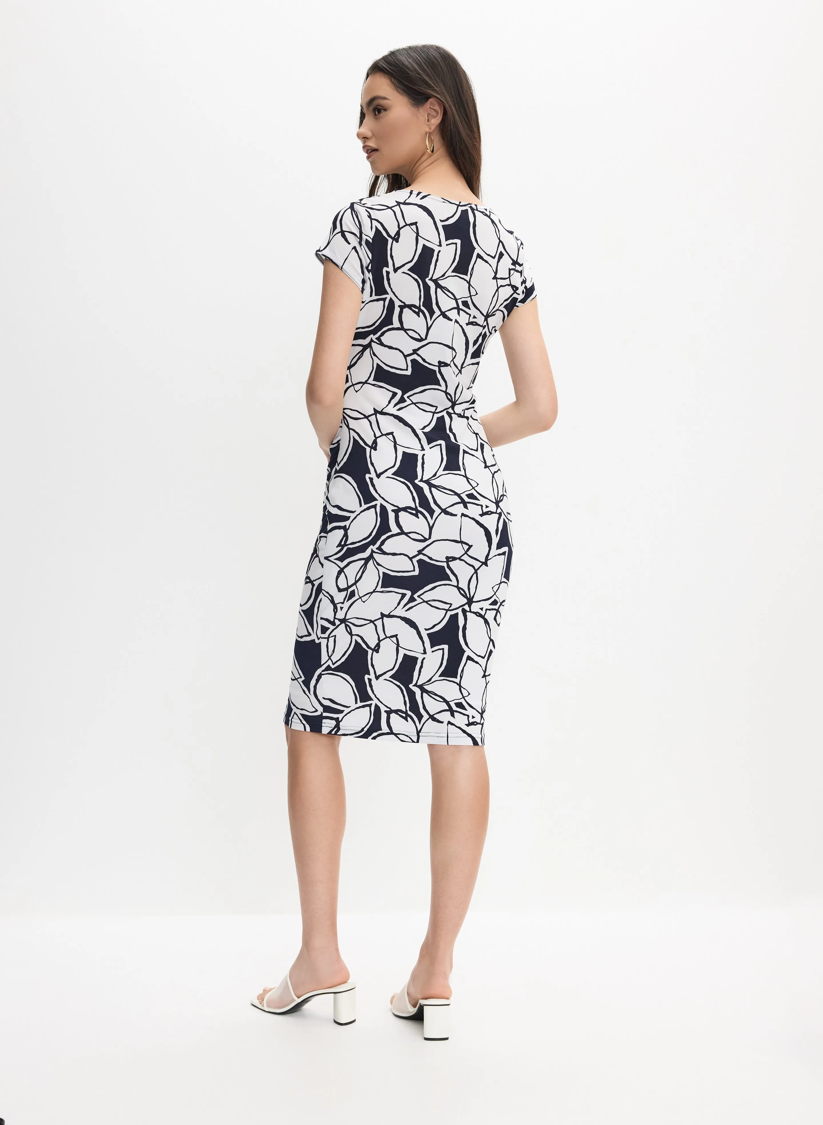 Joseph Ribkoff - Petal Print Dress sold by Melanie Lyne product image thumbnail 3