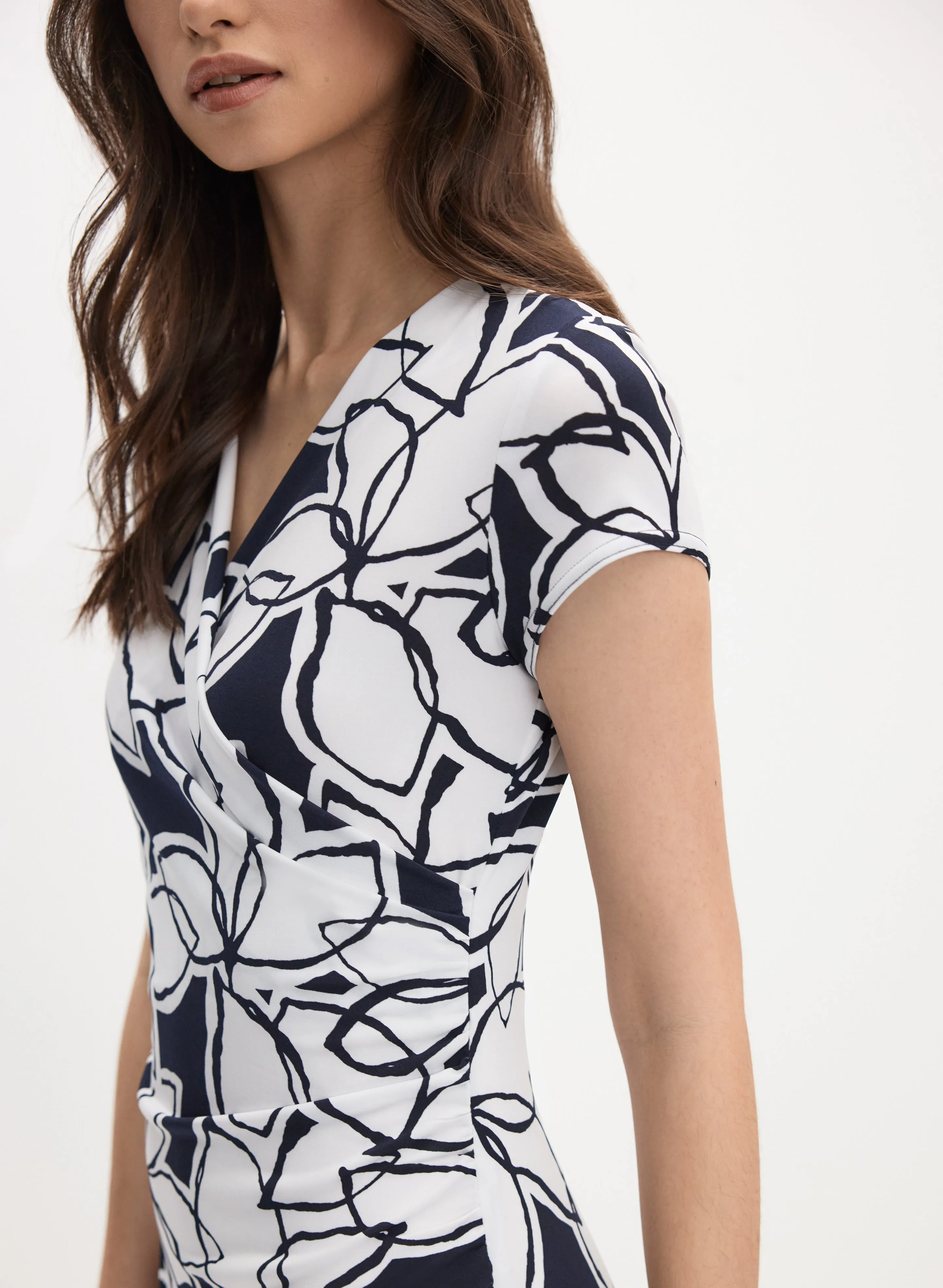 Joseph Ribkoff - Petal Print Dress sold by Melanie Lyne product image thumbnail 5