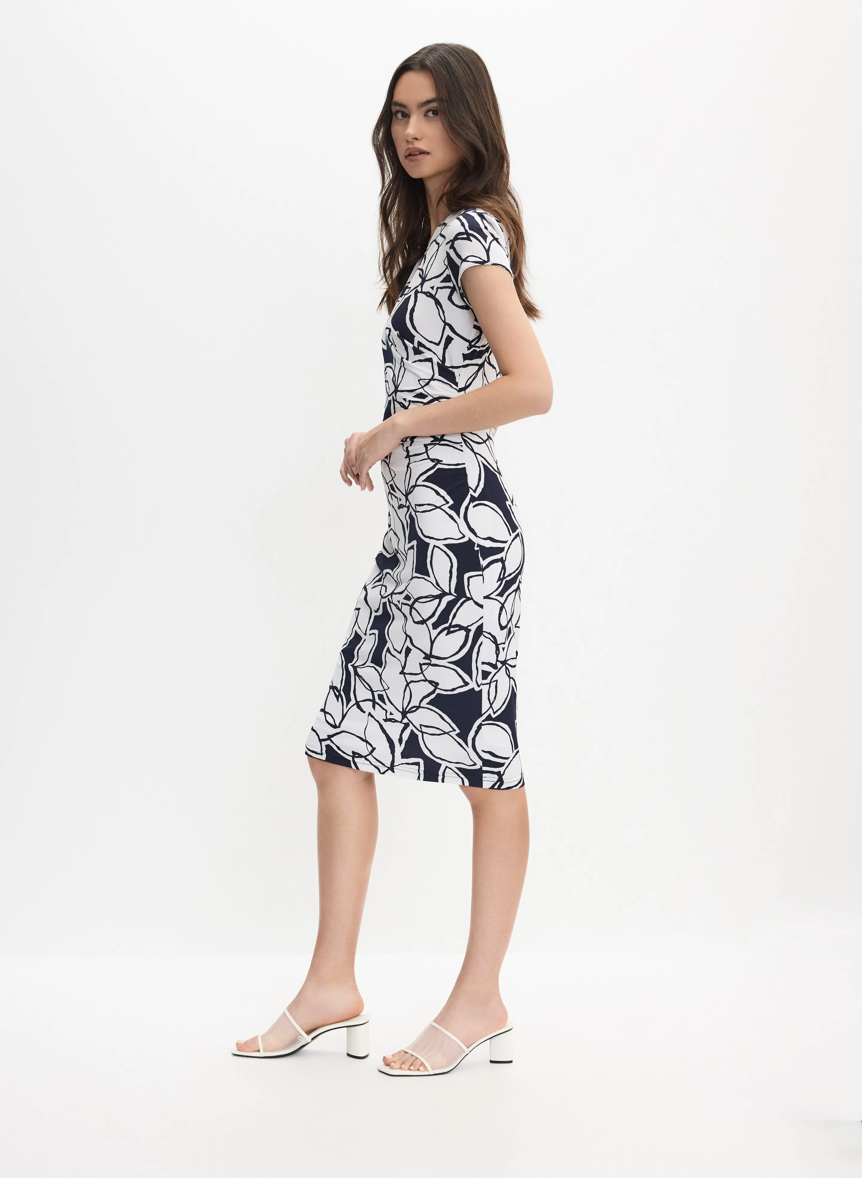 Joseph Ribkoff - Petal Print Dress sold by Melanie Lyne product image thumbnail 2