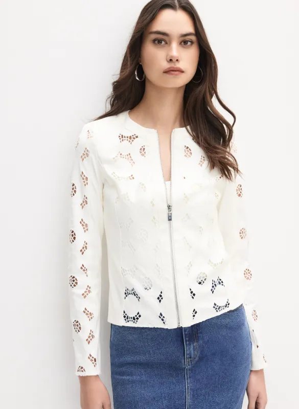 Joseph Ribkoff - Lace Panel Jacket made by Melanie Lyne