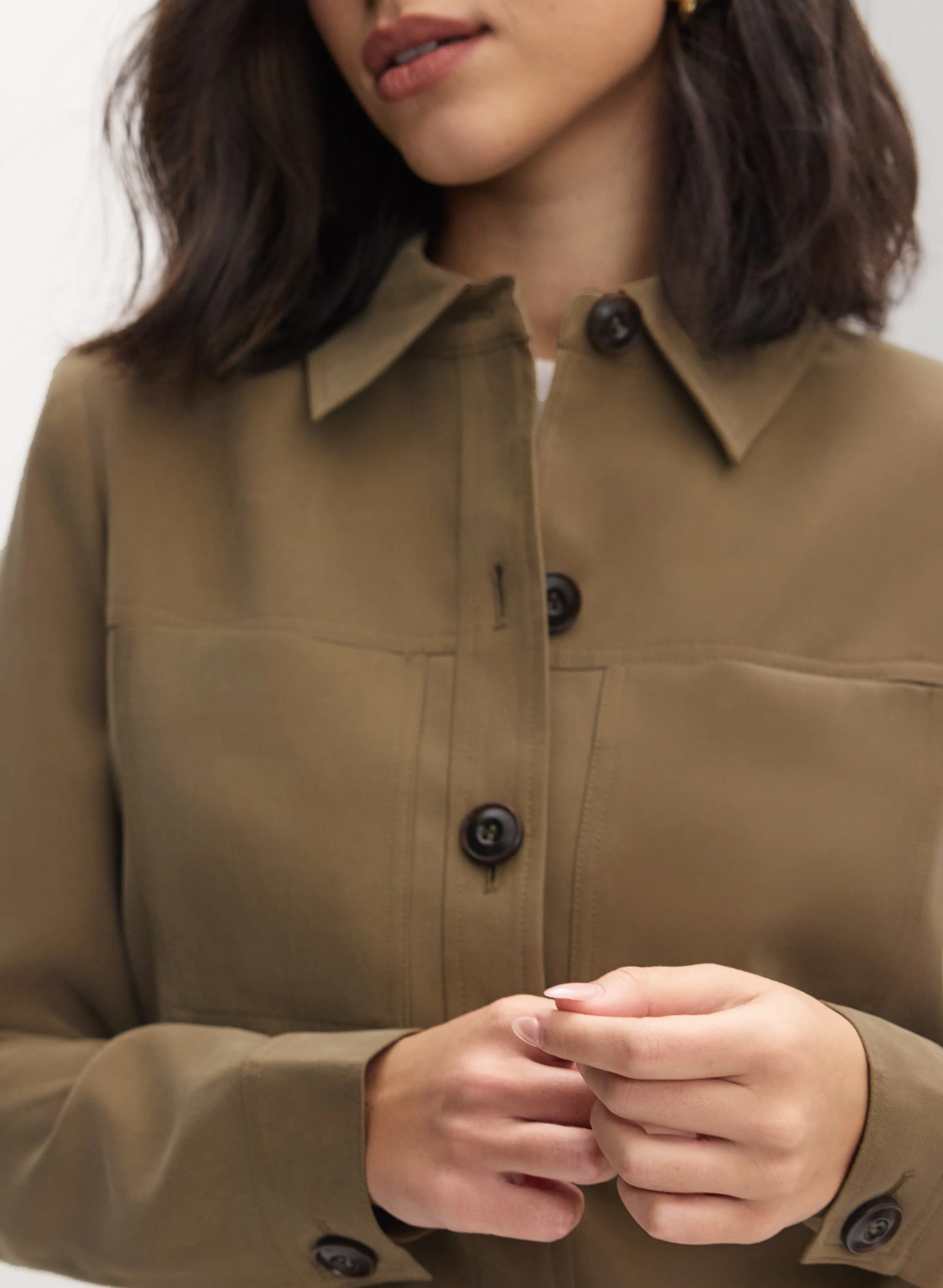 Twill Utility Jacket sold by Melanie Lyne product image thumbnail 2