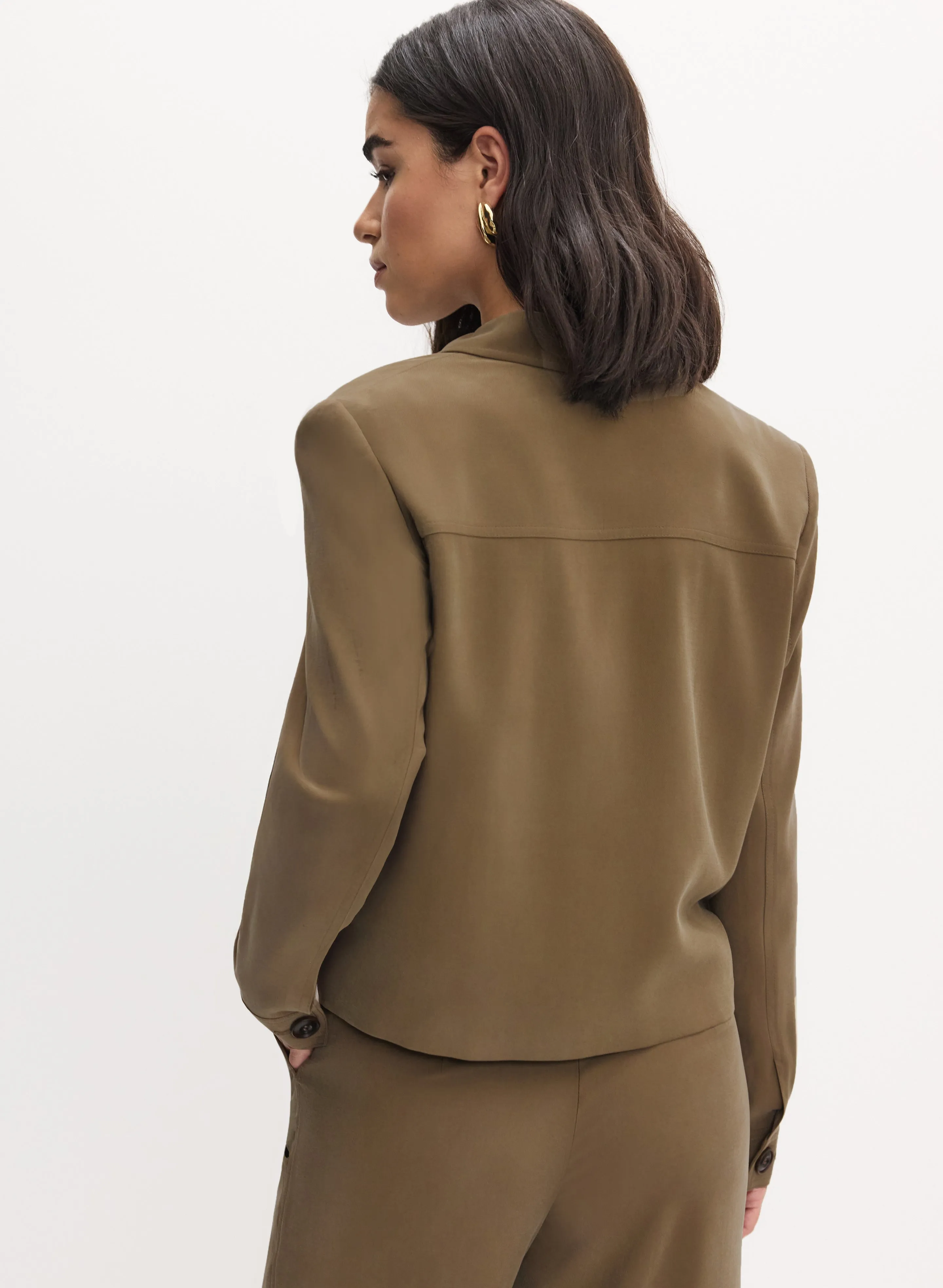 Twill Utility Jacket sold by Melanie Lyne product image thumbnail 4