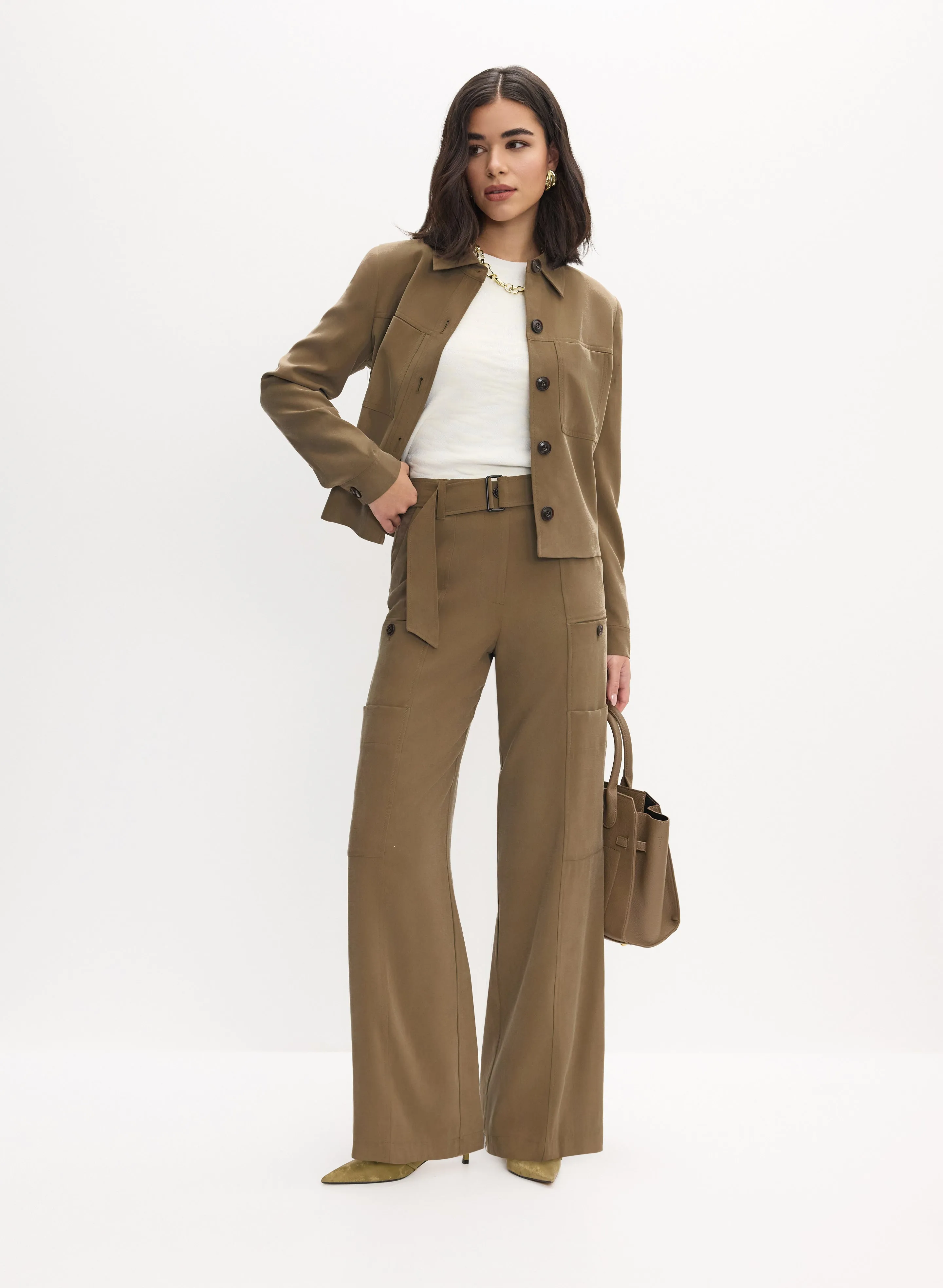 Twill Utility Jacket sold by Melanie Lyne product image thumbnail 3