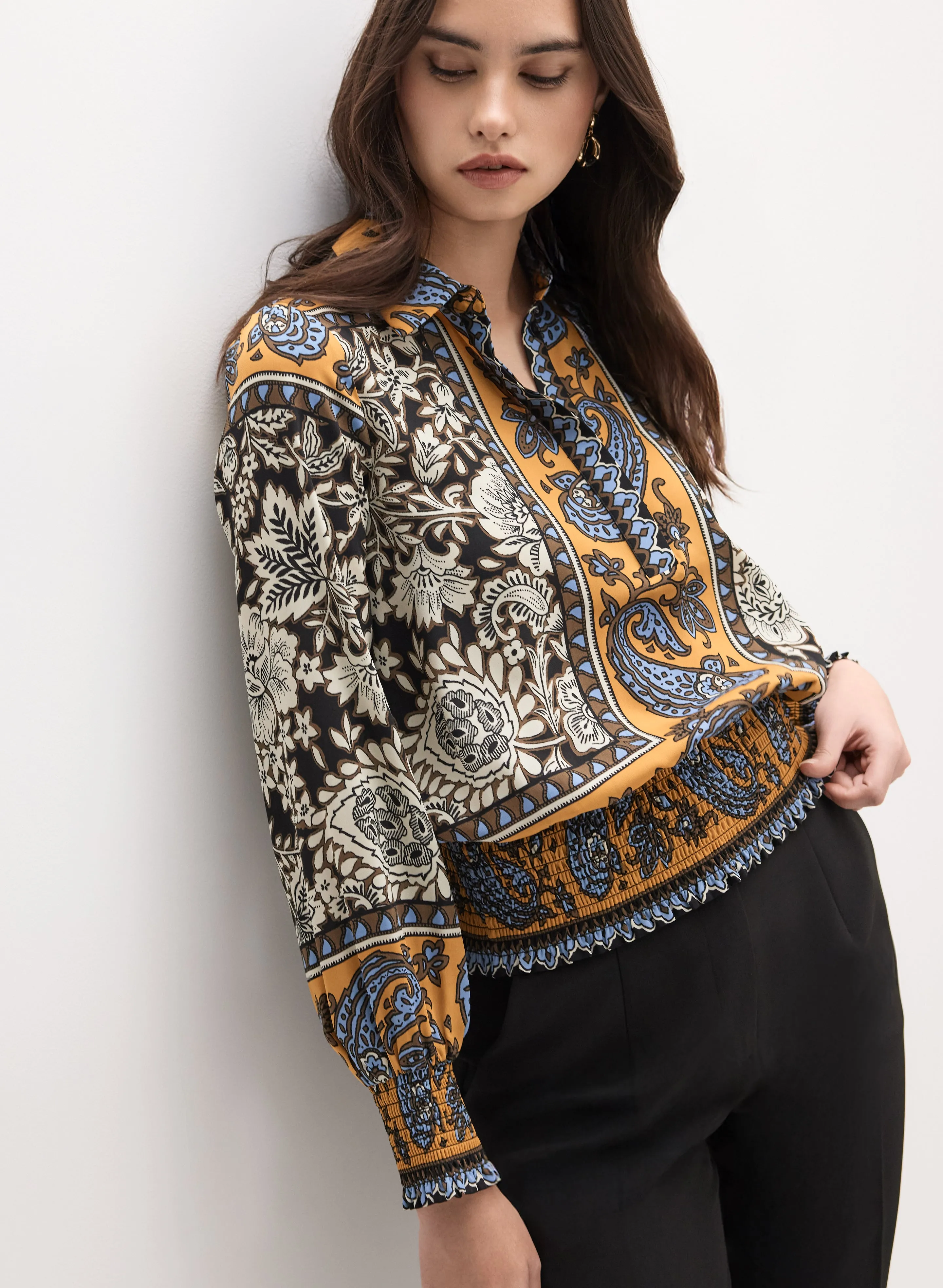 Mixed Paisley Blouse sold by Melanie Lyne product image thumbnail 5