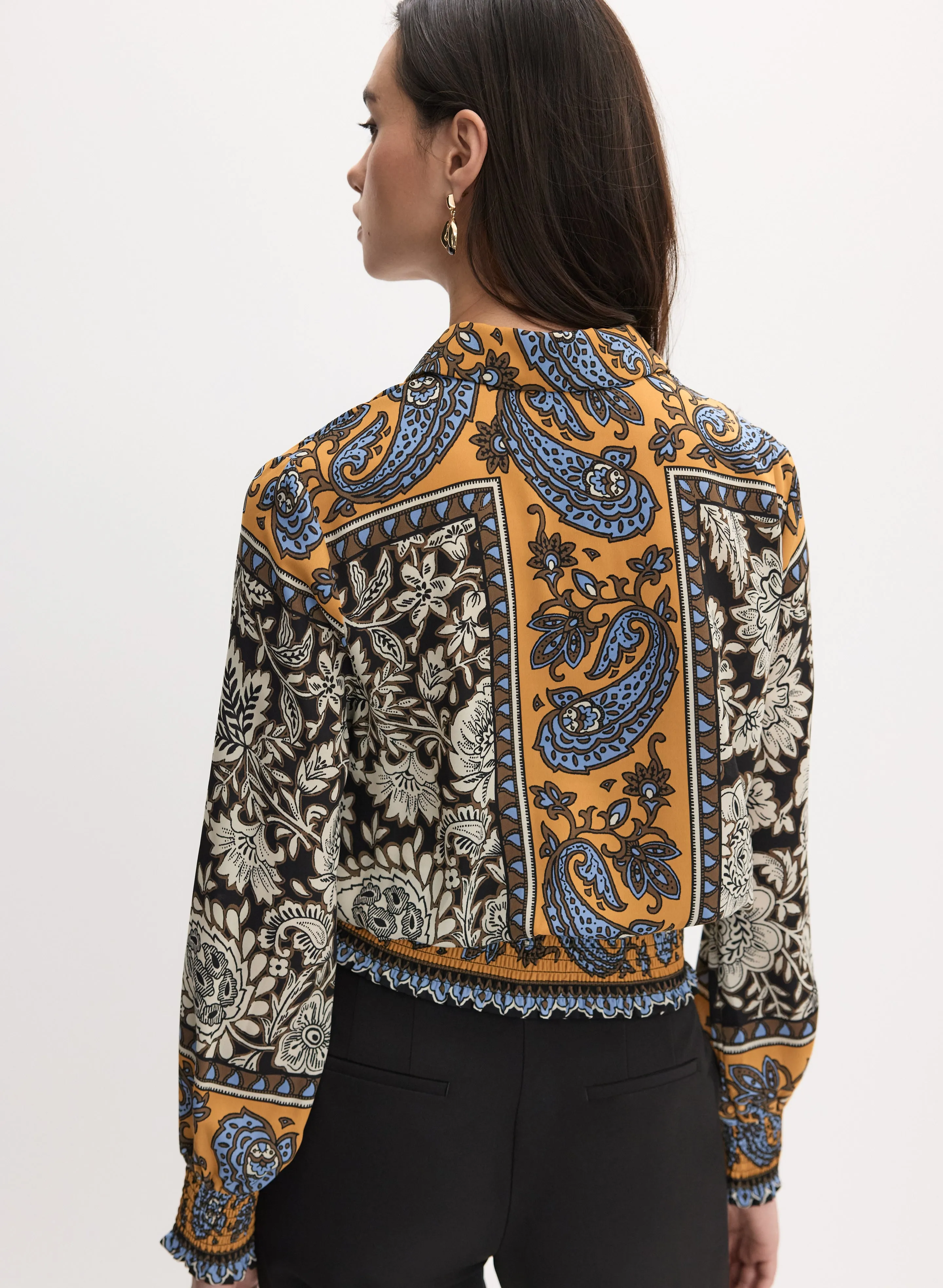 Mixed Paisley Blouse sold by Melanie Lyne product image thumbnail 4