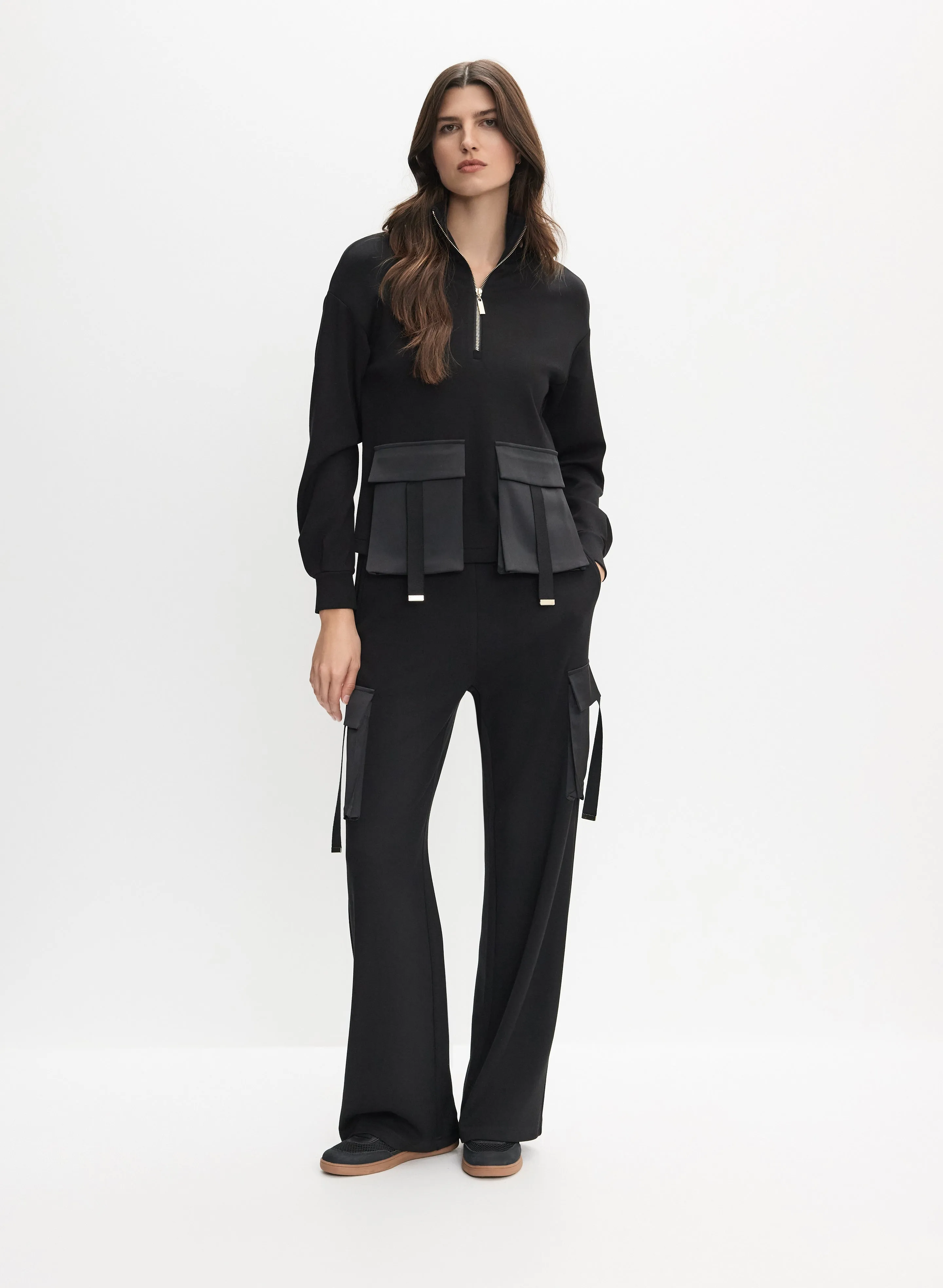 Quarter Zip Cargo Pocket Top sold by Melanie Lyne product image thumbnail 3