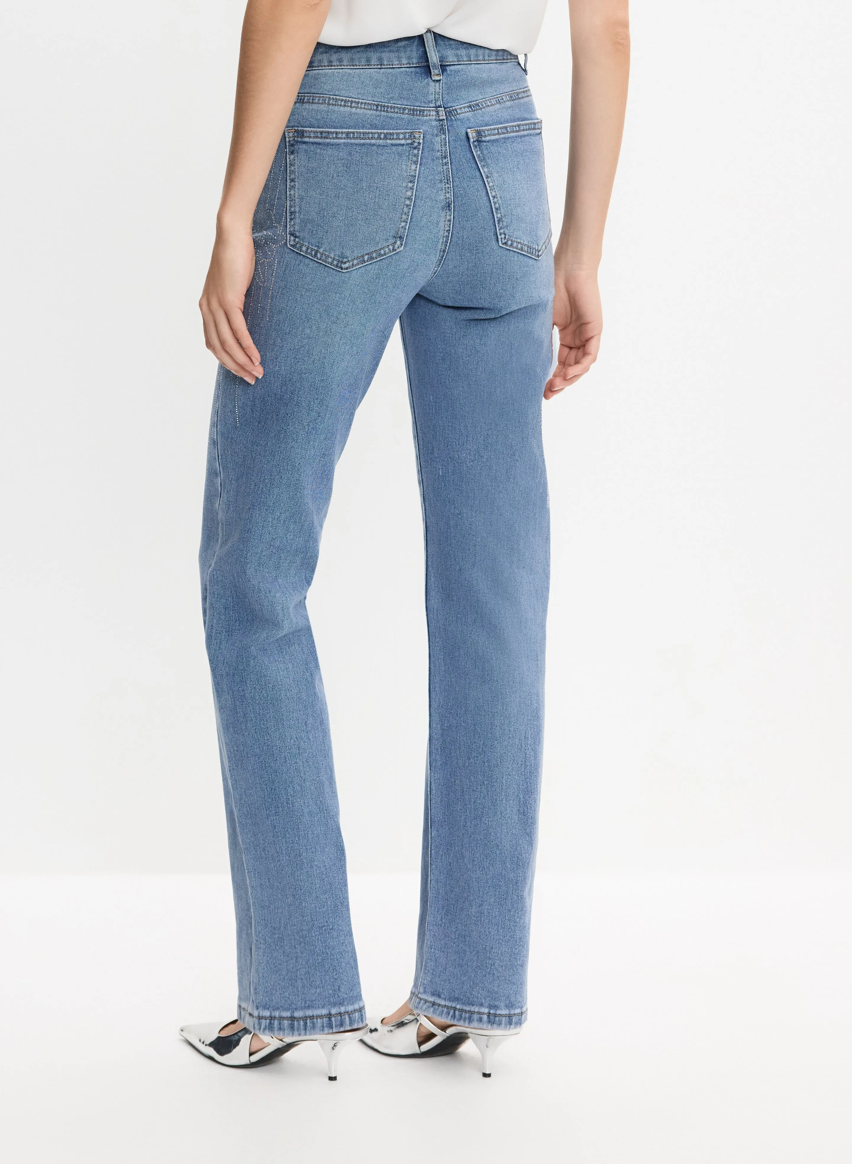 Rhinestone Embellished Jeans sold by Melanie Lyne product image thumbnail 2