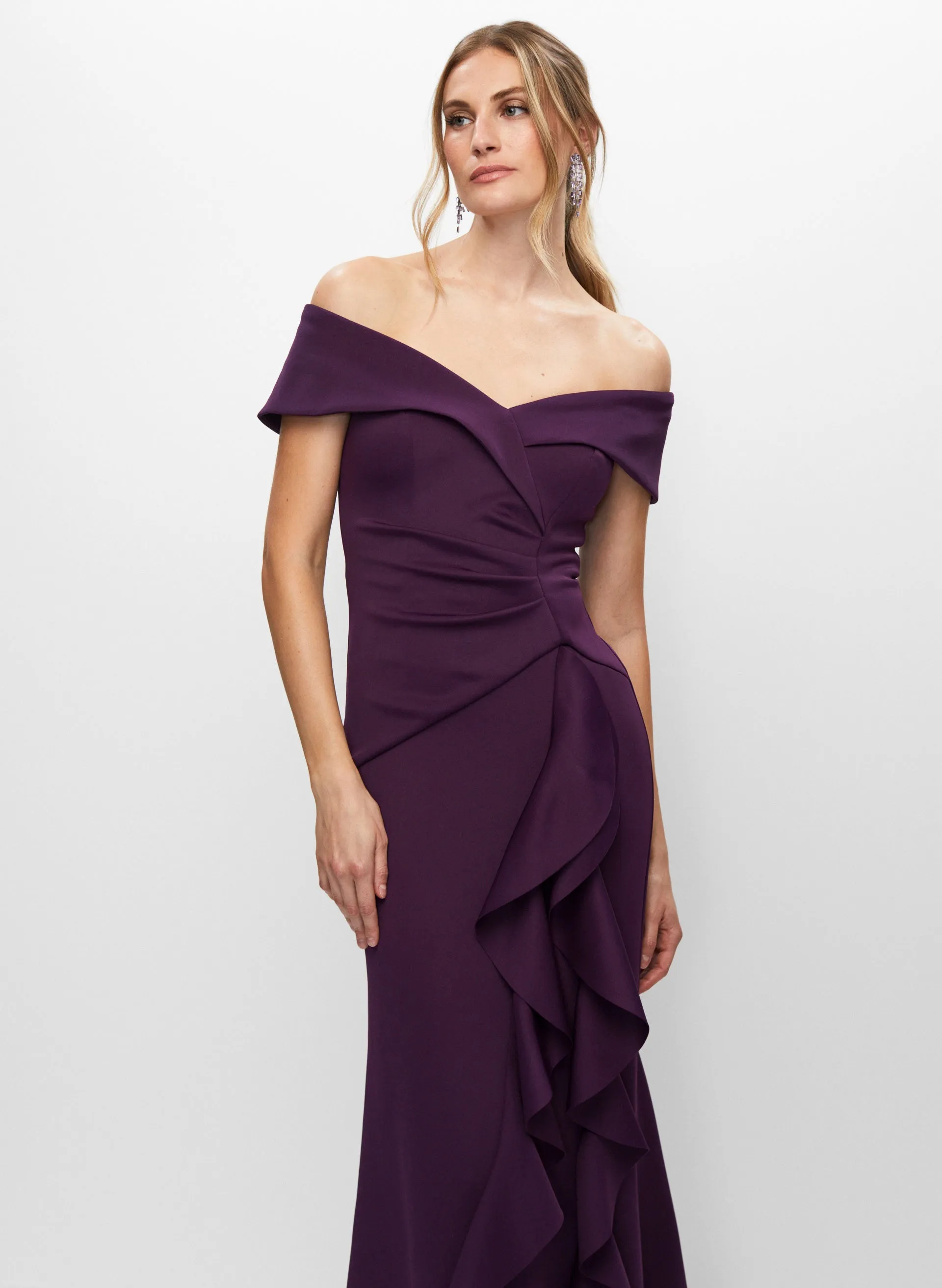 Sweetheart Neck Ruffle Dress sold by Melanie Lyne product image thumbnail 5