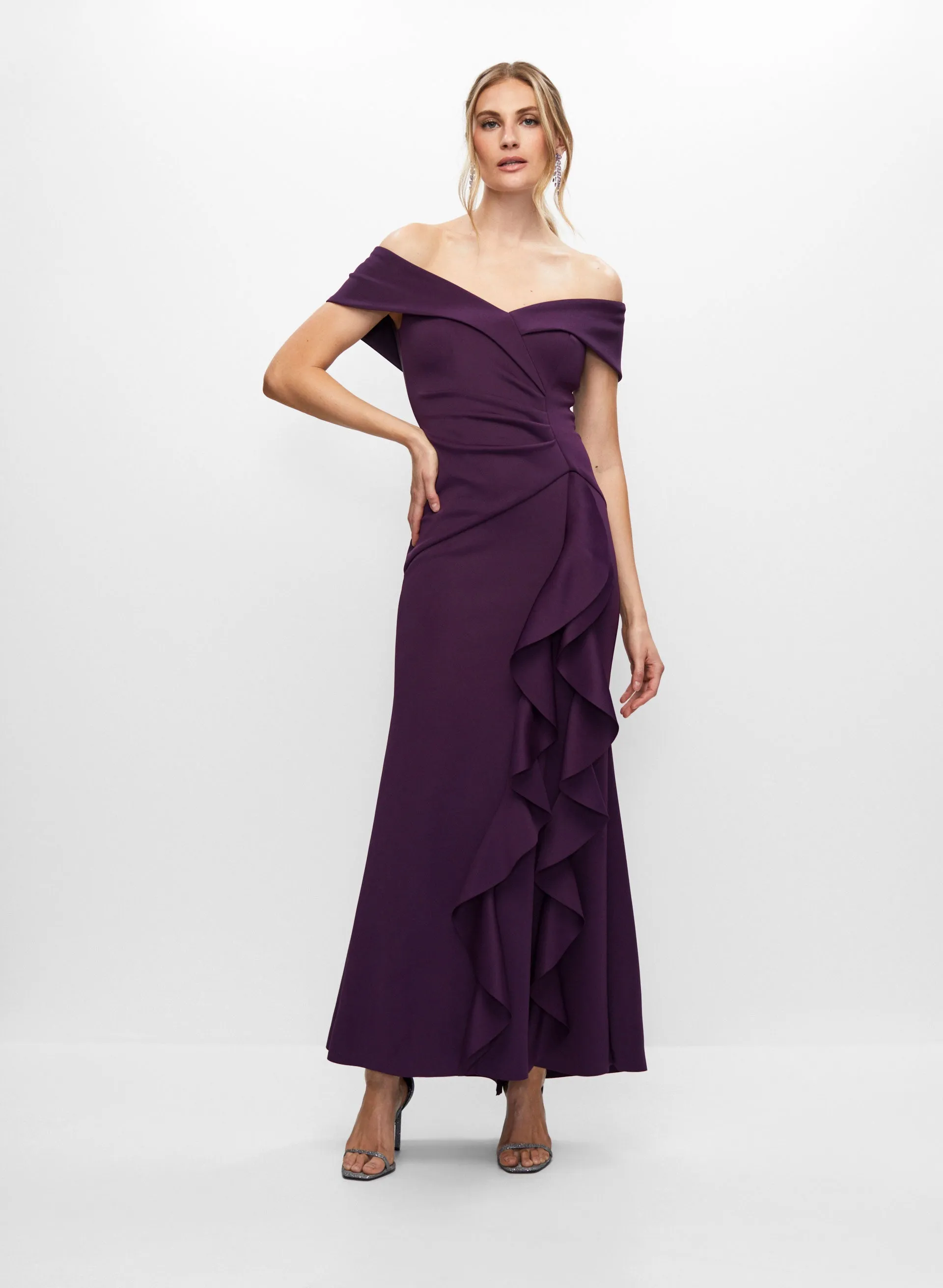 Sweetheart Neck Ruffle Dress sold by Melanie Lyne