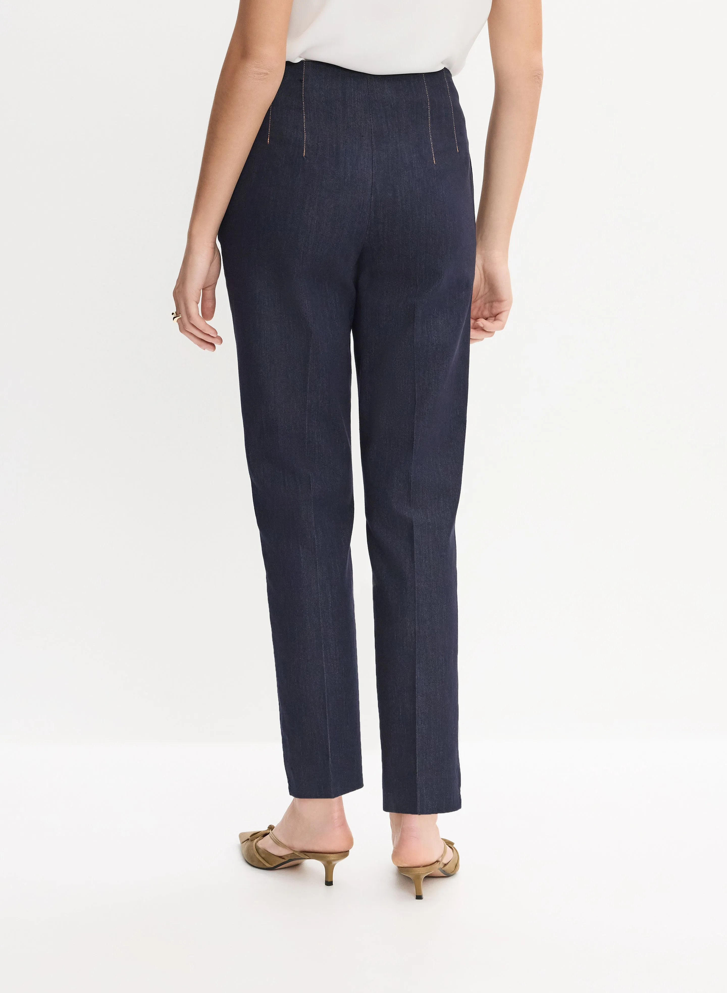 Juliette Slim-Leg Denim Pants sold by Melanie Lyne product image thumbnail 2