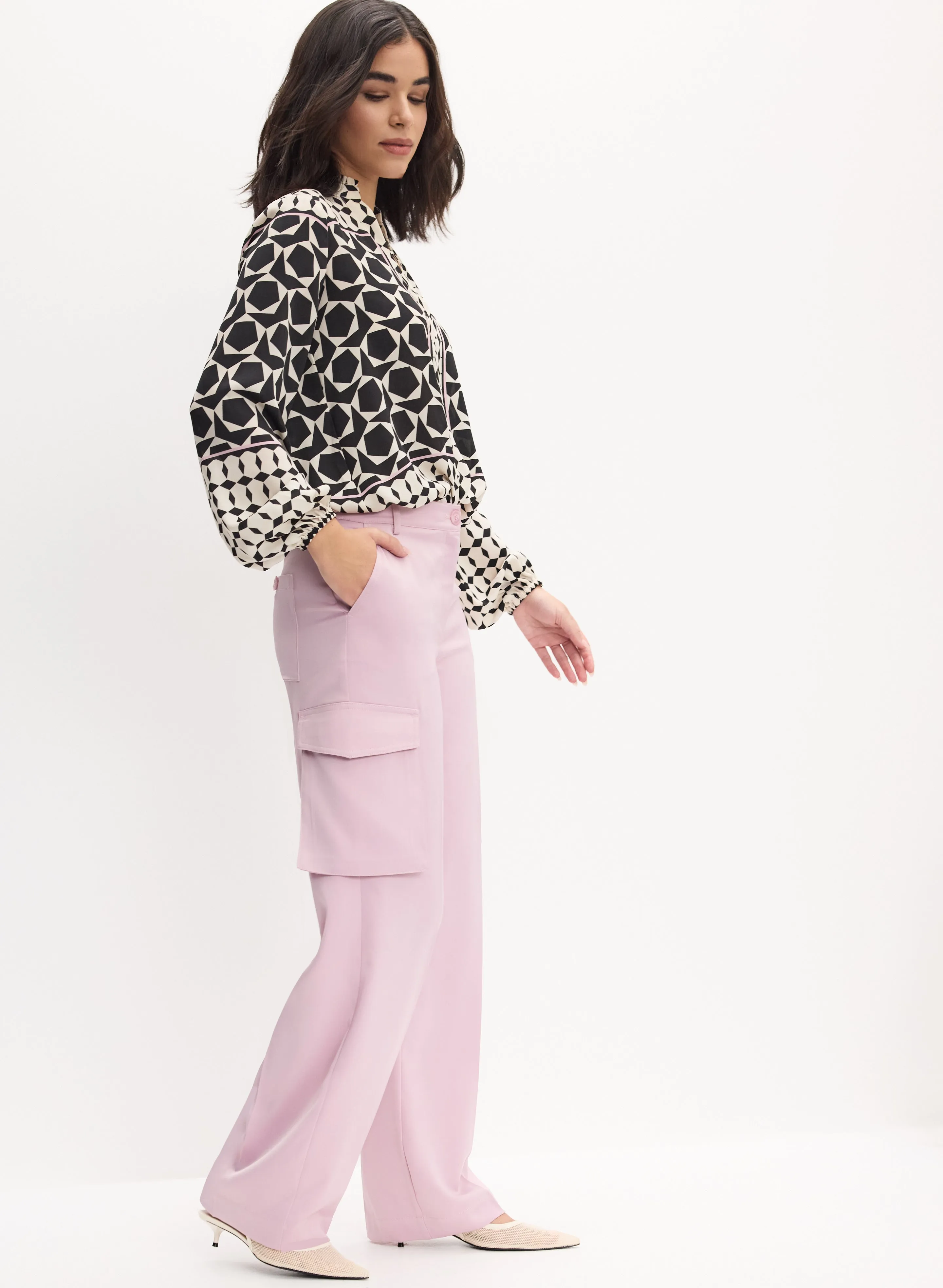 Wide Leg Cargo Pants sold by Melanie Lyne product image thumbnail 2