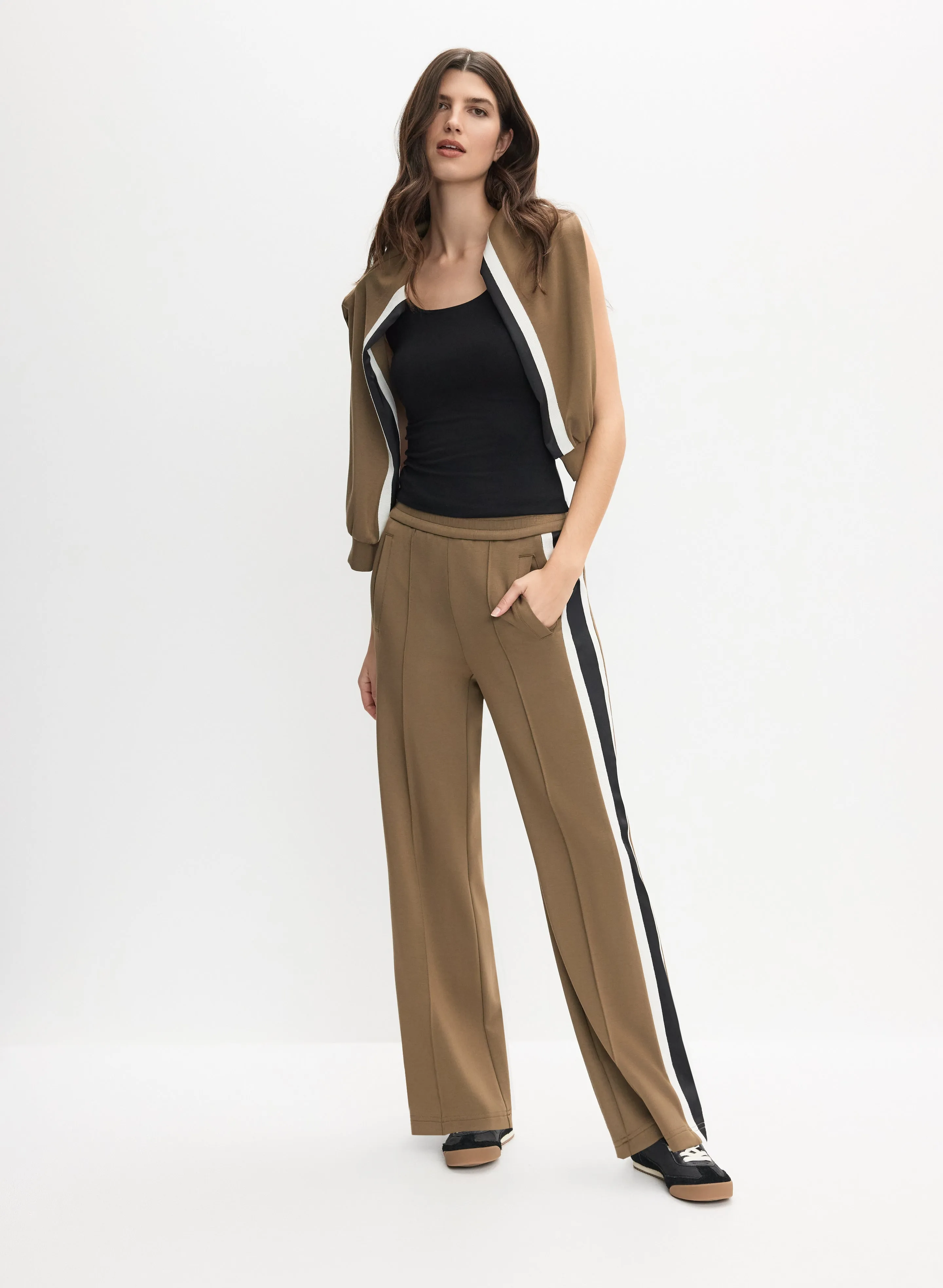 Contrast Stripe Pull-On Pants sold by Melanie Lyne product image thumbnail 4