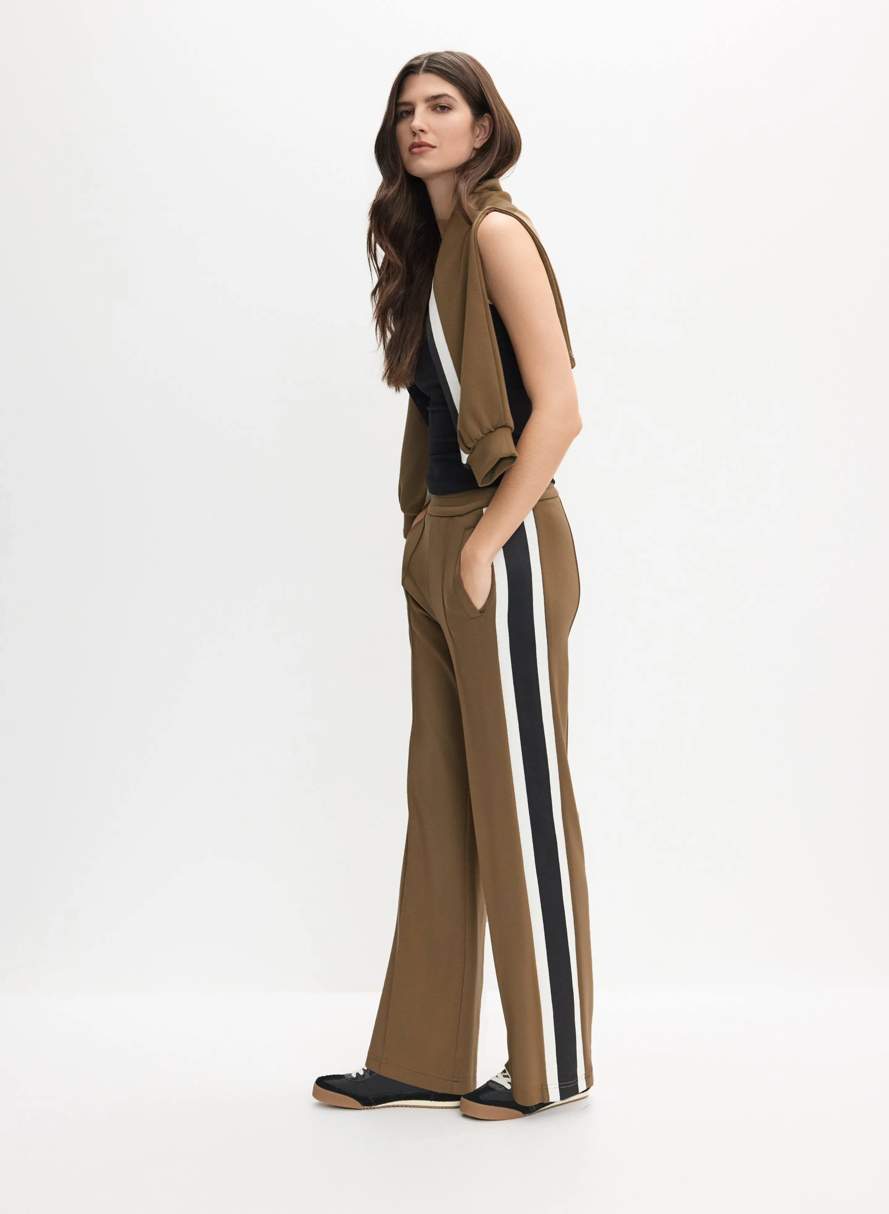Contrast Stripe Pull-On Pants sold by Melanie Lyne product image thumbnail 2