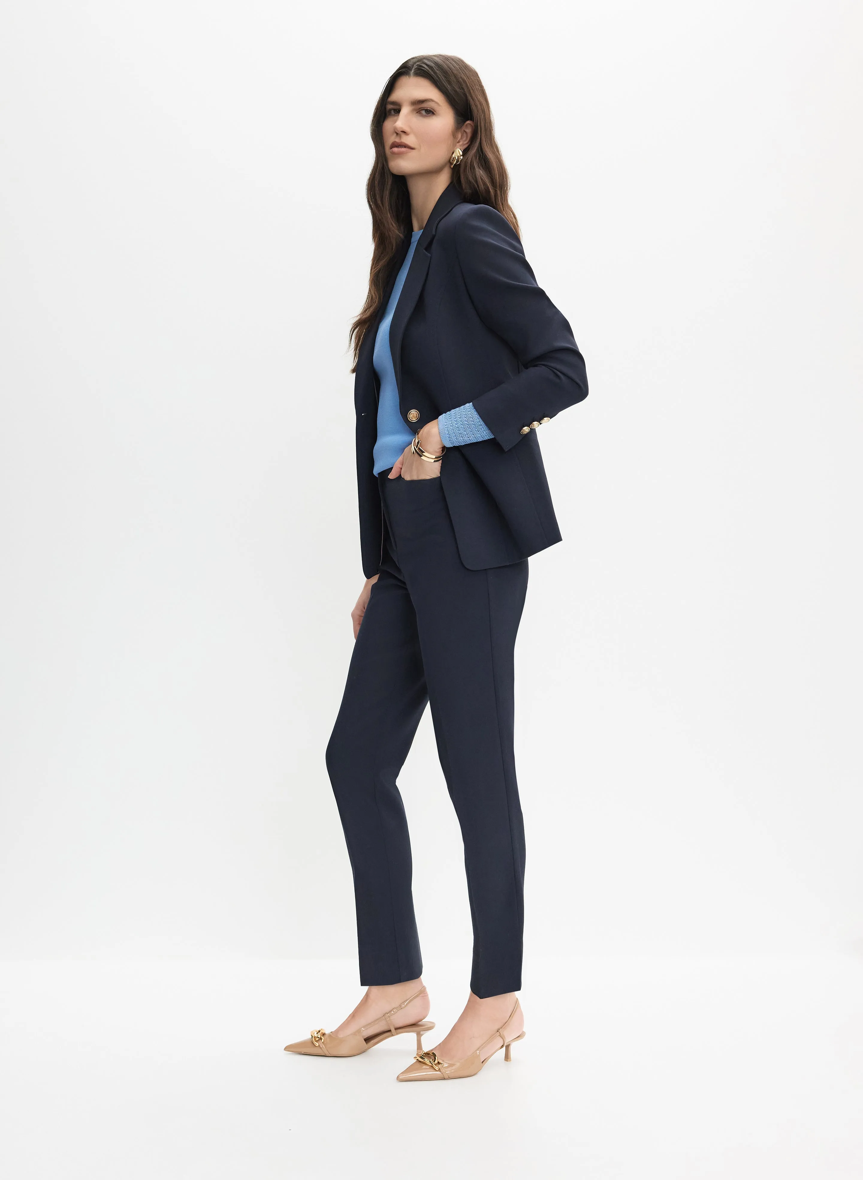 Juliette Slim-Leg Pants sold by Melanie Lyne product image thumbnail 2