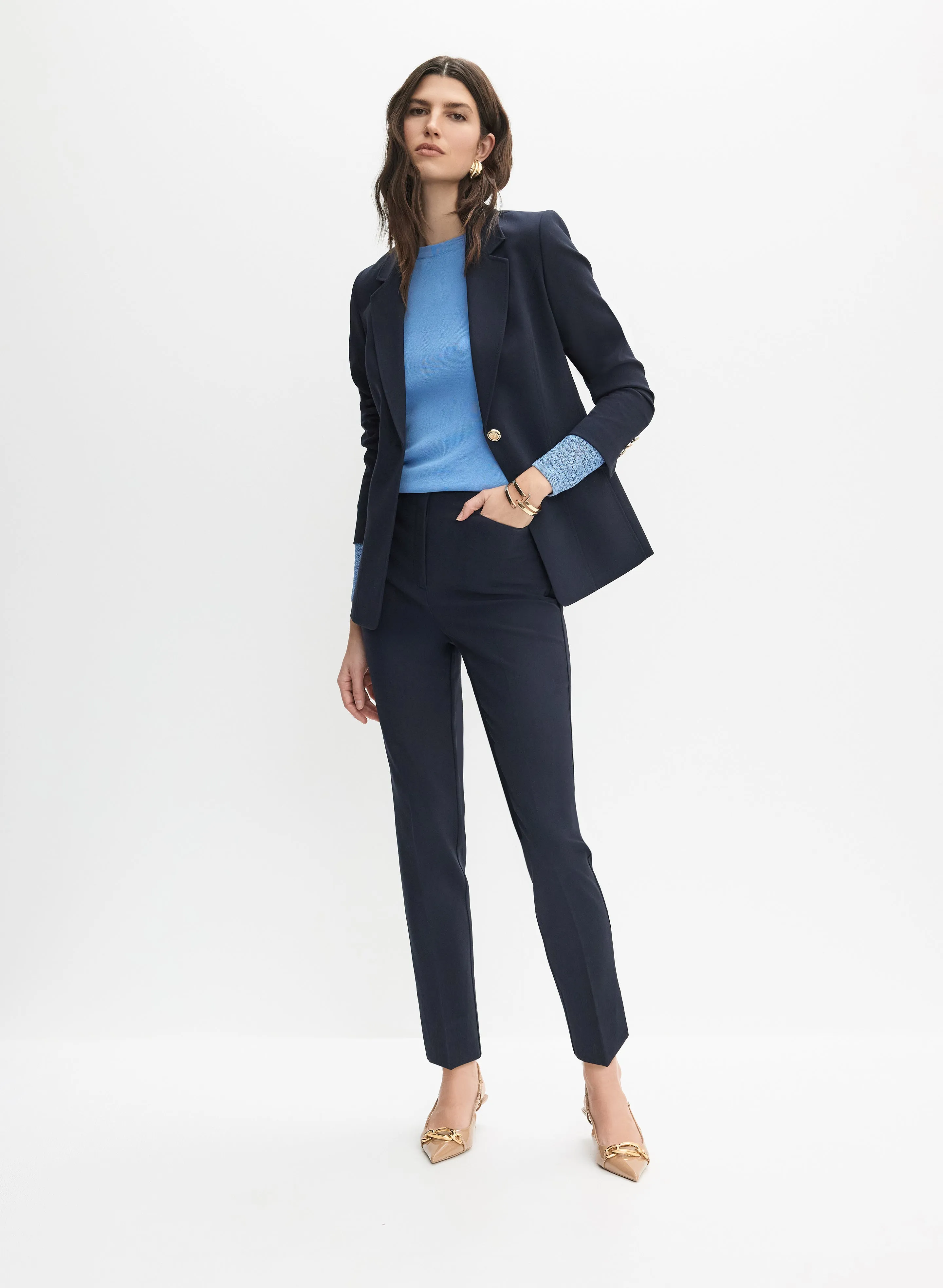 Juliette Slim-Leg Pants sold by Melanie Lyne product image thumbnail 4